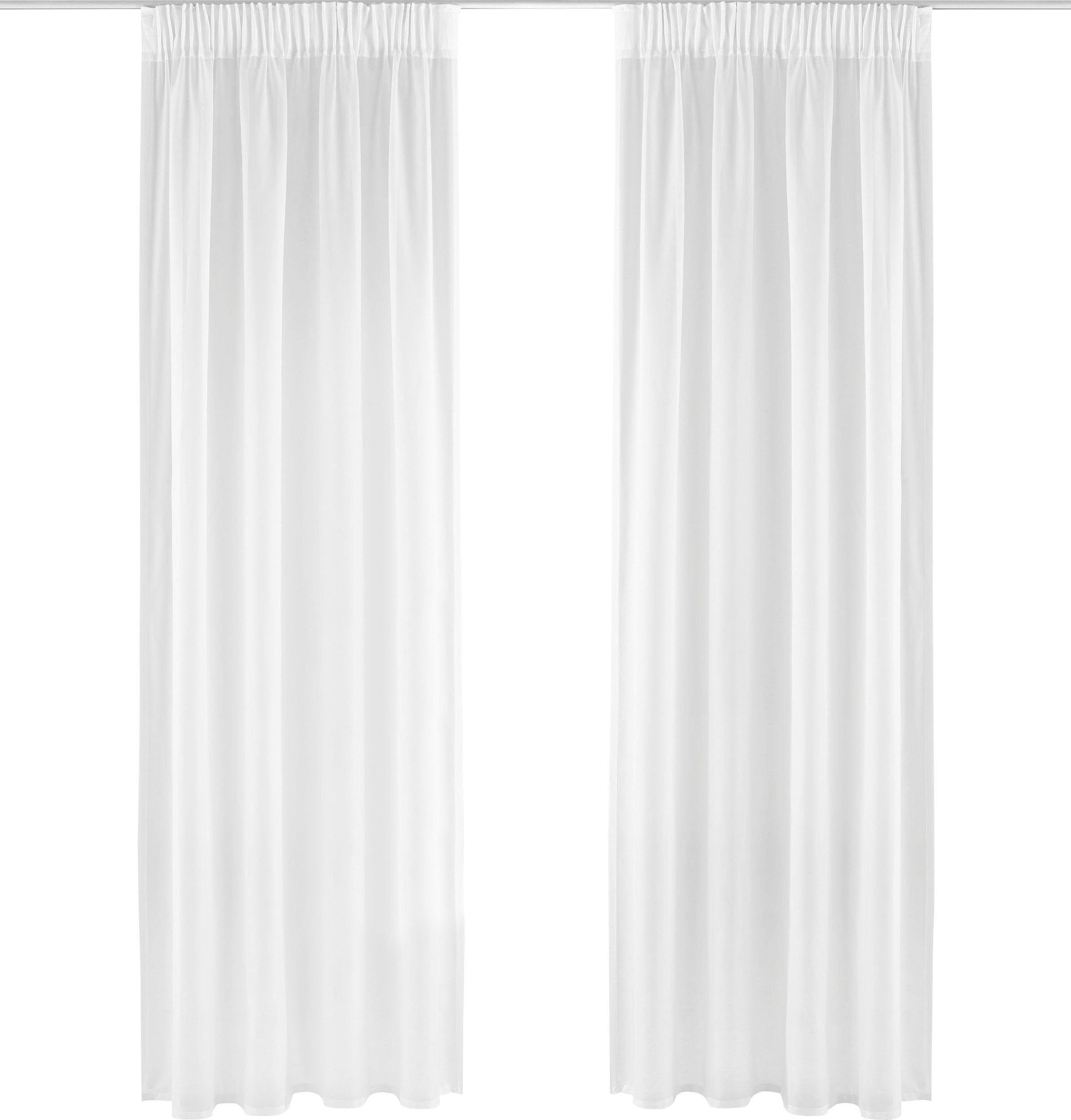 OTTO home Gardine Ari (1 St), Multifunktionsband, halbtransparent, Voile, B günstig online kaufen