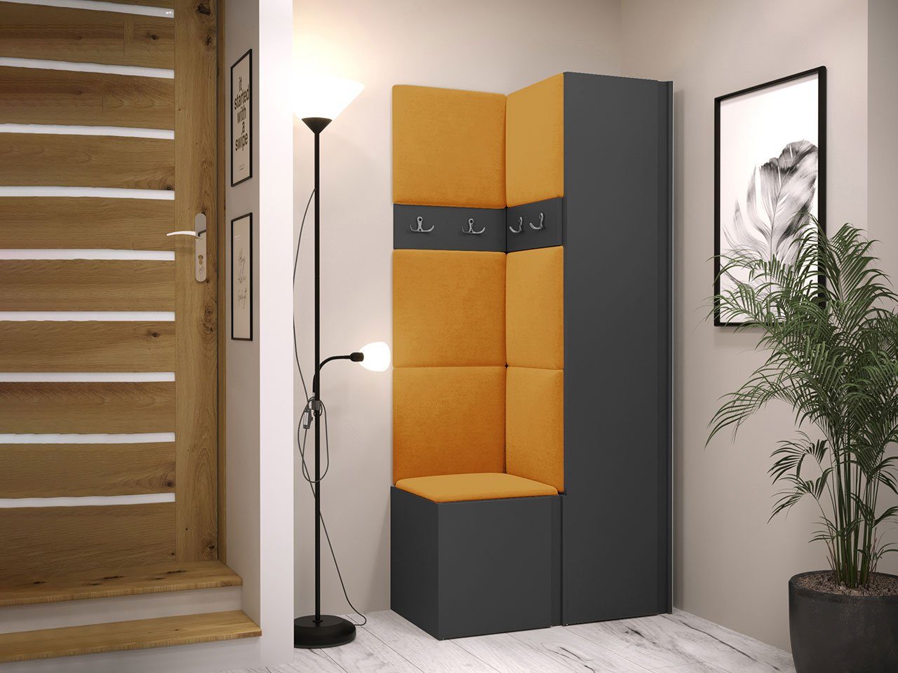 MIRJAN24 Garderoben-Set Orion XXIV, (Komplett-Set, Schuhschrank, günstig online kaufen