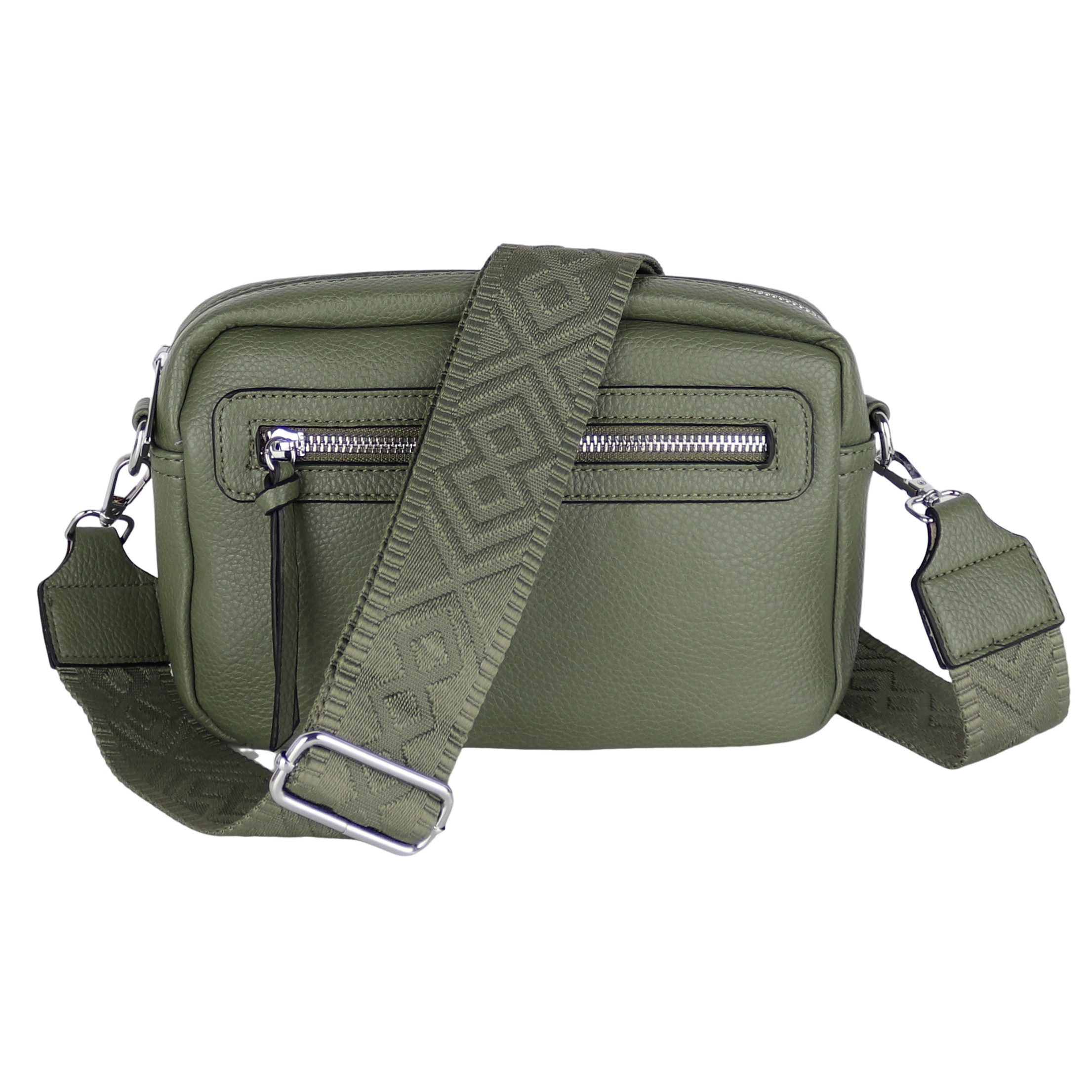Umhängetasche Damen, Veganleder Crossbody Tasche Bag, Schultertasche