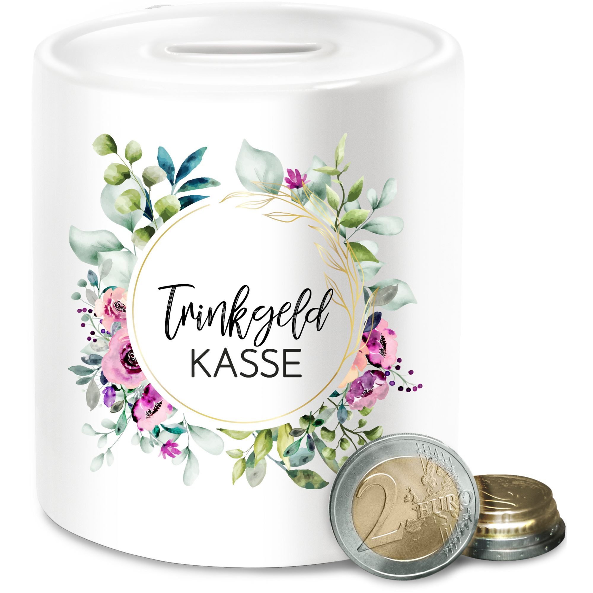 Shirtracer Spardose Trinkgeldkasse, Kaffeekasse, Spardose Friseur, Schwarzgeld Spardose, (1-tlg), Trinkgeld