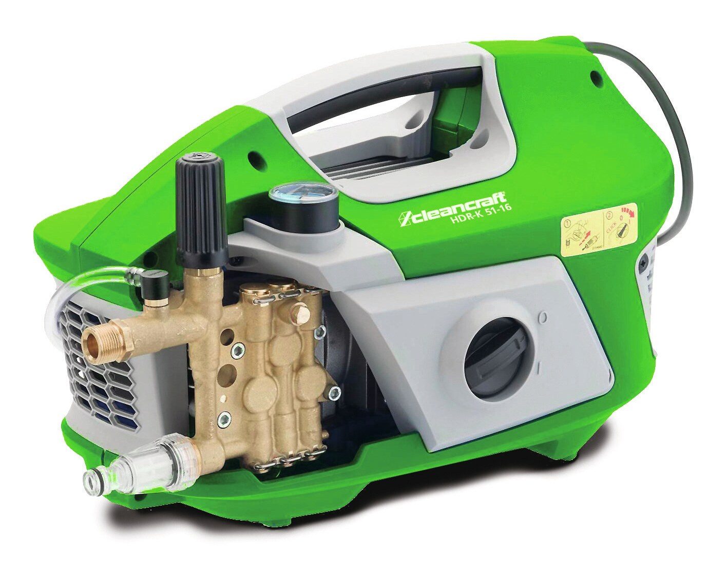 cleancraft Hochdruckreiniger, 2900 W, Kaltwasser HDR-K 51-16