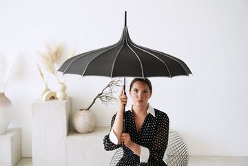 von Lilienfeld Langregenschirm Regenschirm Sonnenschirm Hochzeit Pagode Brautschirm Justine, Logodruck auf Schließe