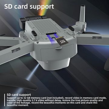 le-idea mit EIS Kamera, Professional Drone RC Quadcopter for Erwachsene Drohne (mit Brushless Motor und 2 Achsen Gimbal 5GHz WiFi Drohnen und Optische)