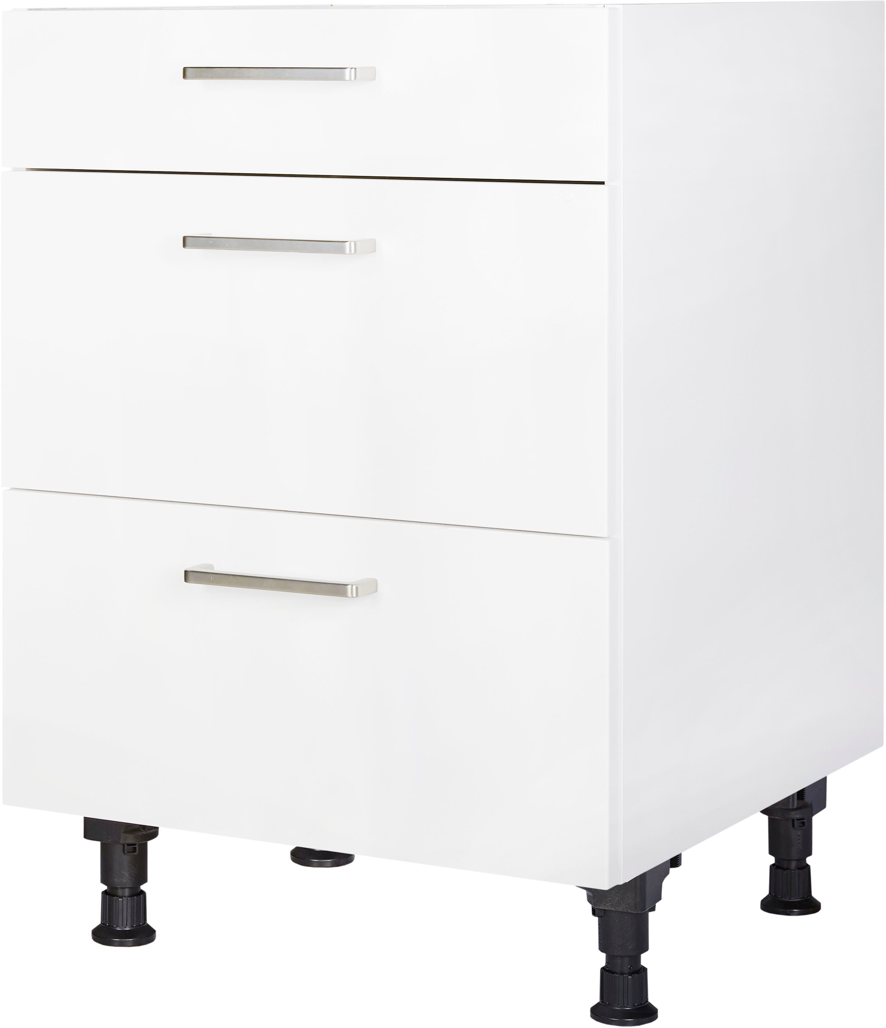 nobilia® Kochfeldumbauschrank "Touch", vormontiert, mit Schubkasten und Auszügen, in den Breiten 60 und 90 cm