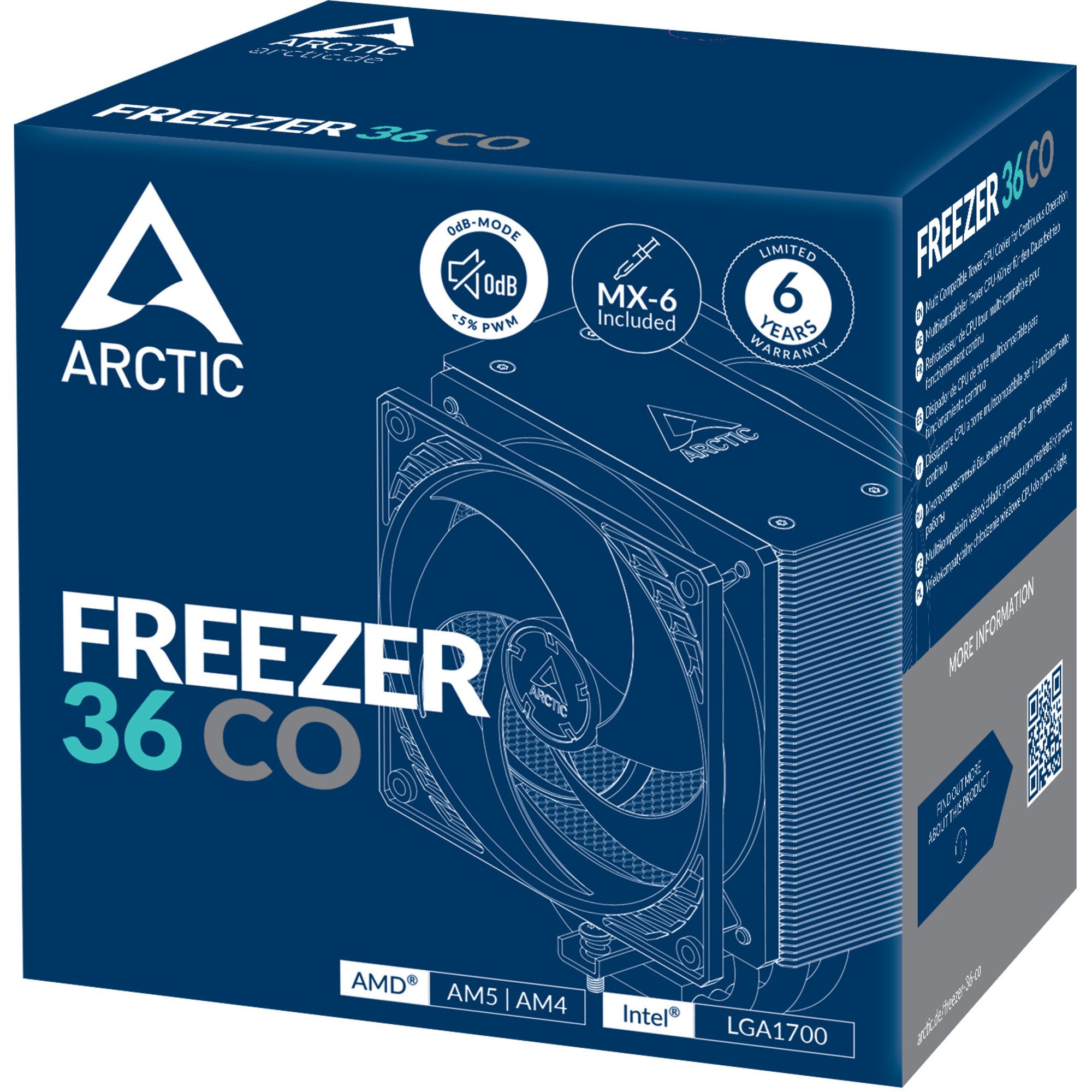 Arctic CPU Kühler ARCTIC Freezer 36 CO, CPU-Kühler