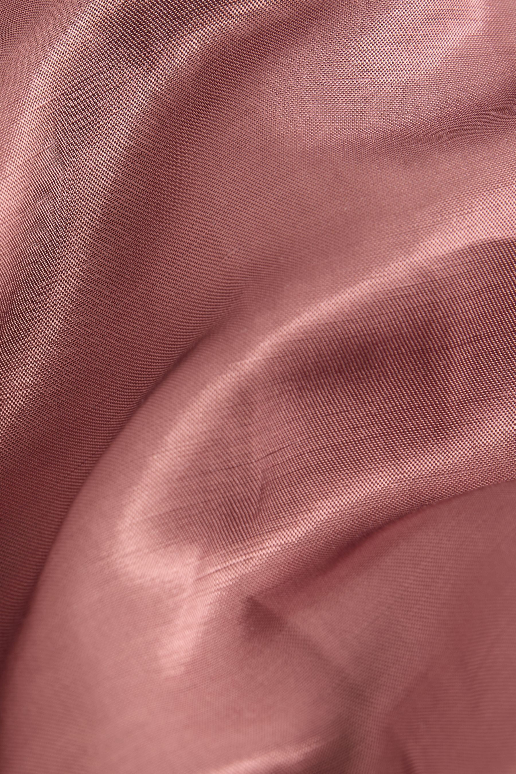 Next Anzughose N. Premium Satin-Hose mit weitem Bein und Leinen (1-tlg)