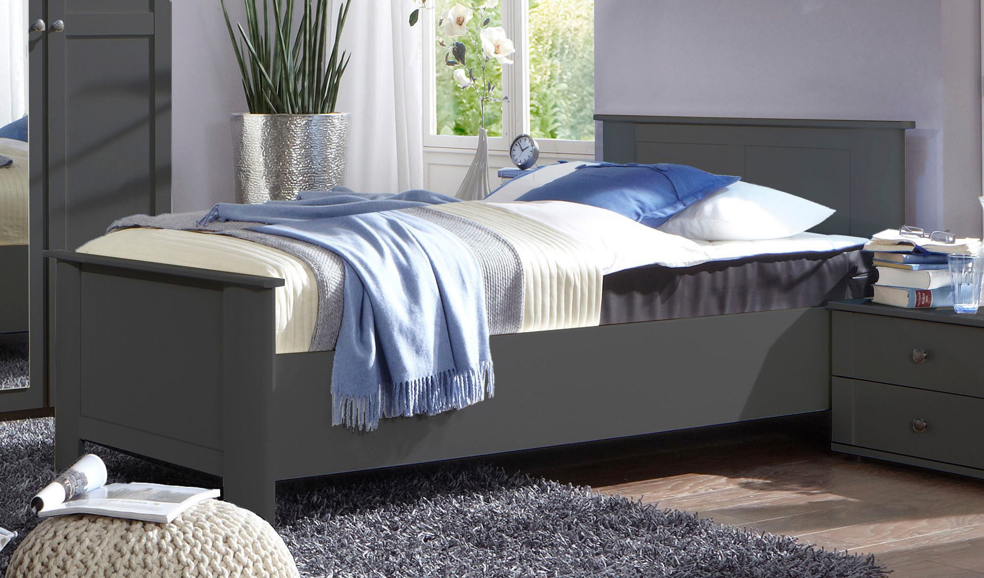 Wimex Bett Chalet in verschiedenen Farben erhältlich, in den Breiten 100cm, 160cm & 180cm erhältlich