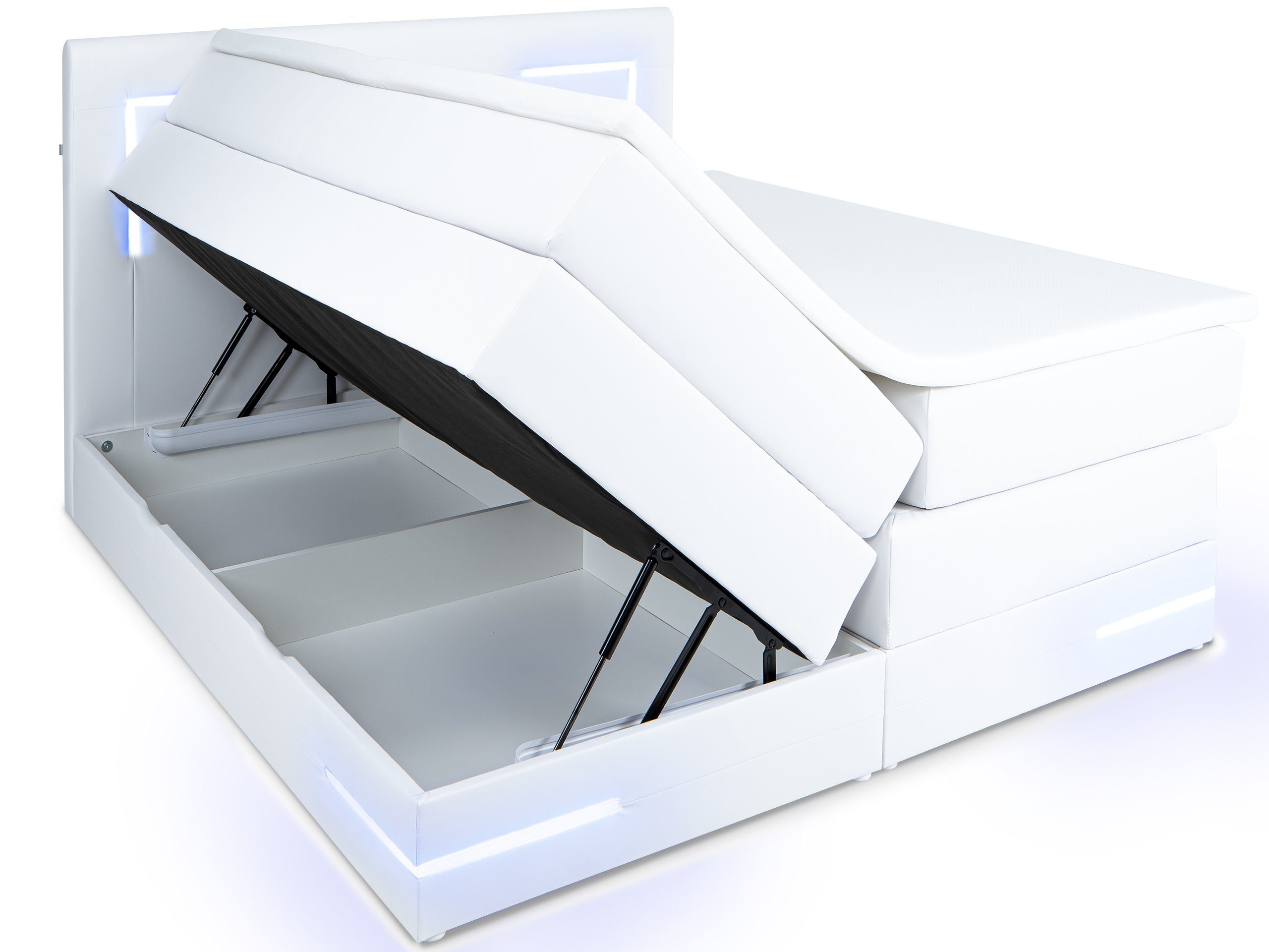 wonello Boxspringbett Lights 2.0, mit LED günstig online kaufen