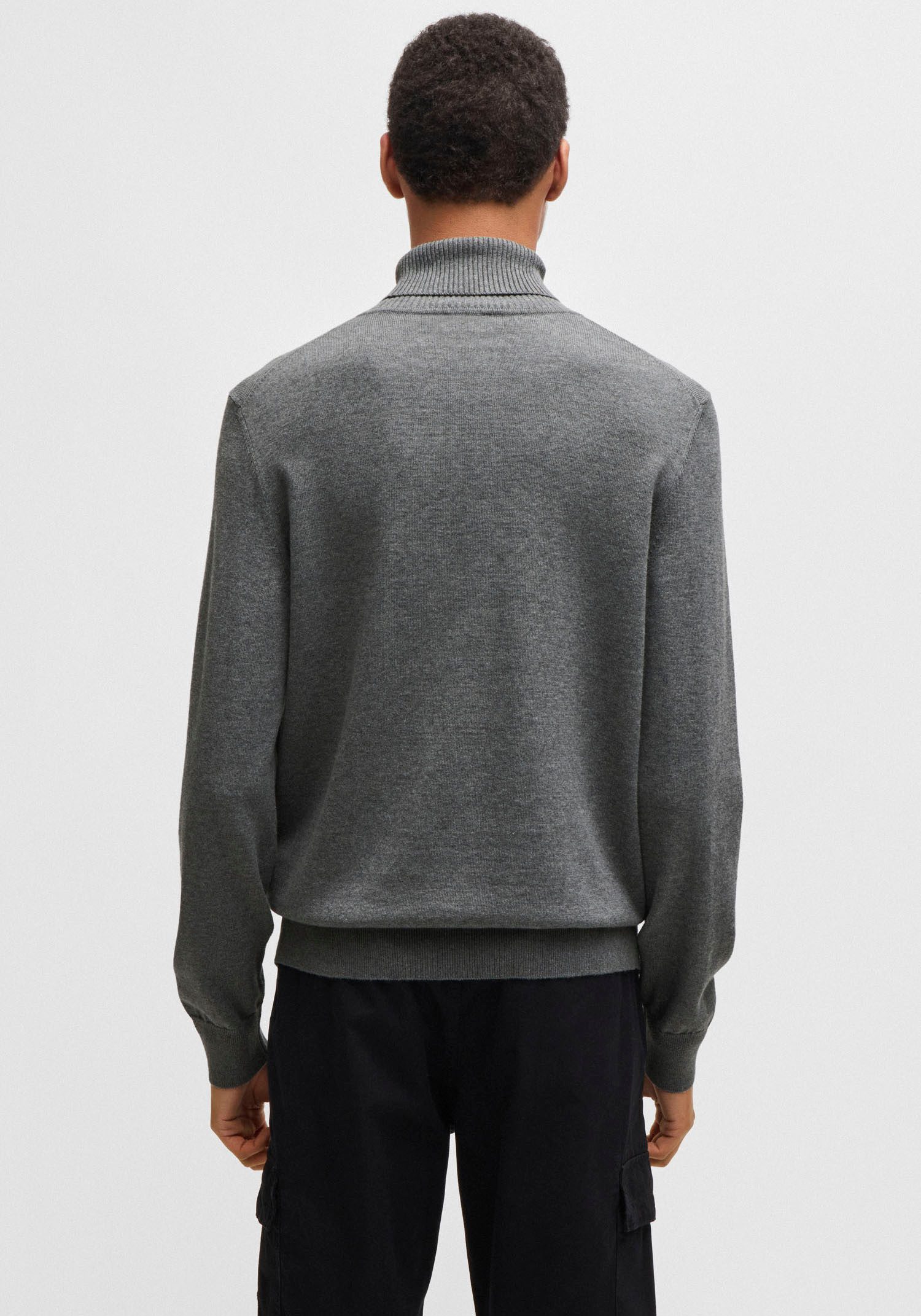 BOSS ORANGE Strickpullover Akiro mit kleinem günstig online kaufen