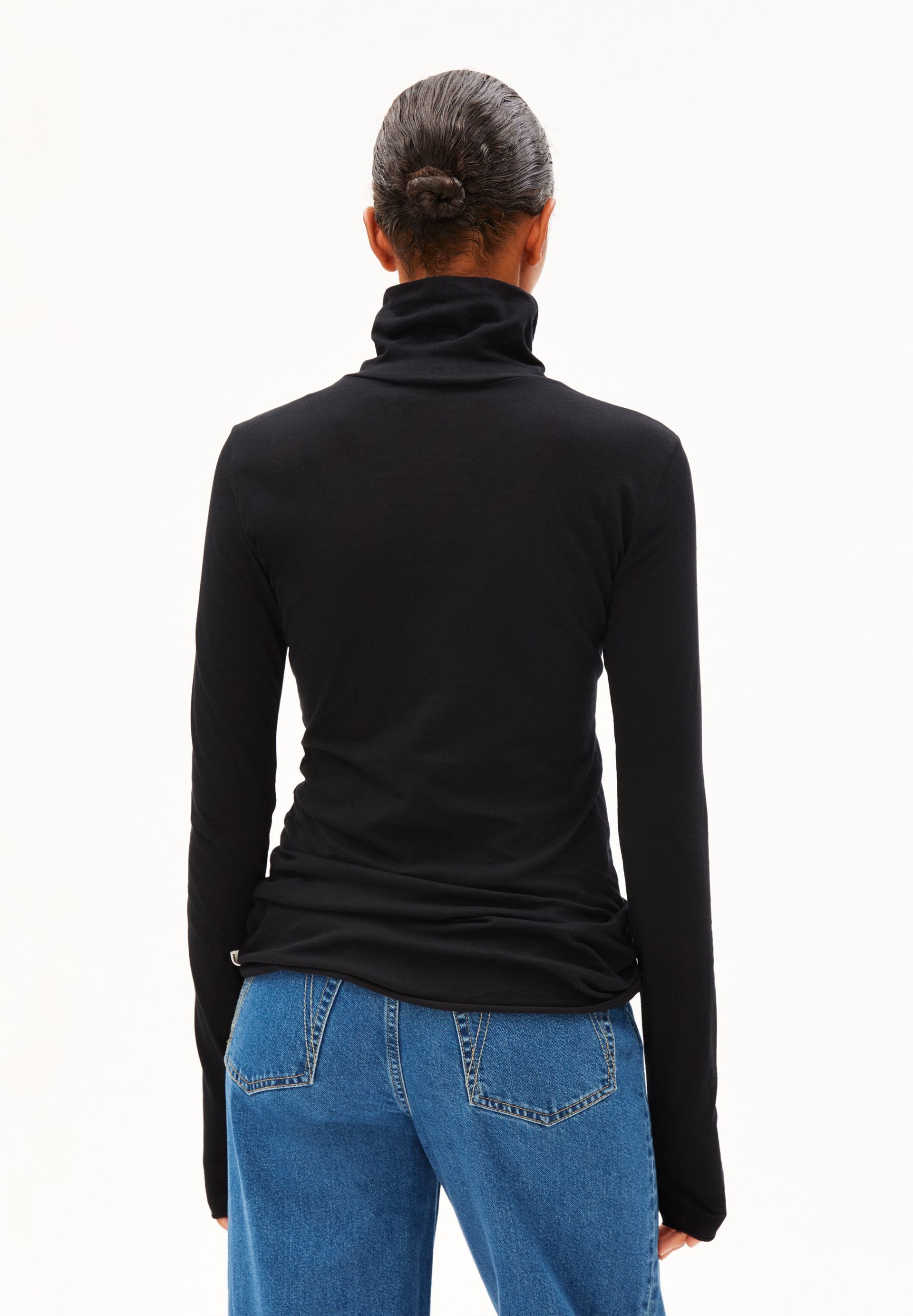 Armedangels Longsleeve GRAZILIANAA SOFT Longsleeve aus Bio-Baumwolle Slim Fit – Bild 4 von 5