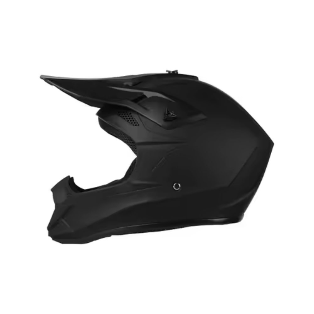 Athlix Motocrosshelm Offroad-Motorradhelm mit Schutzbrille Downhill matt-schwarz, Geringes Gewicht, Aerodynamisch optimiert
