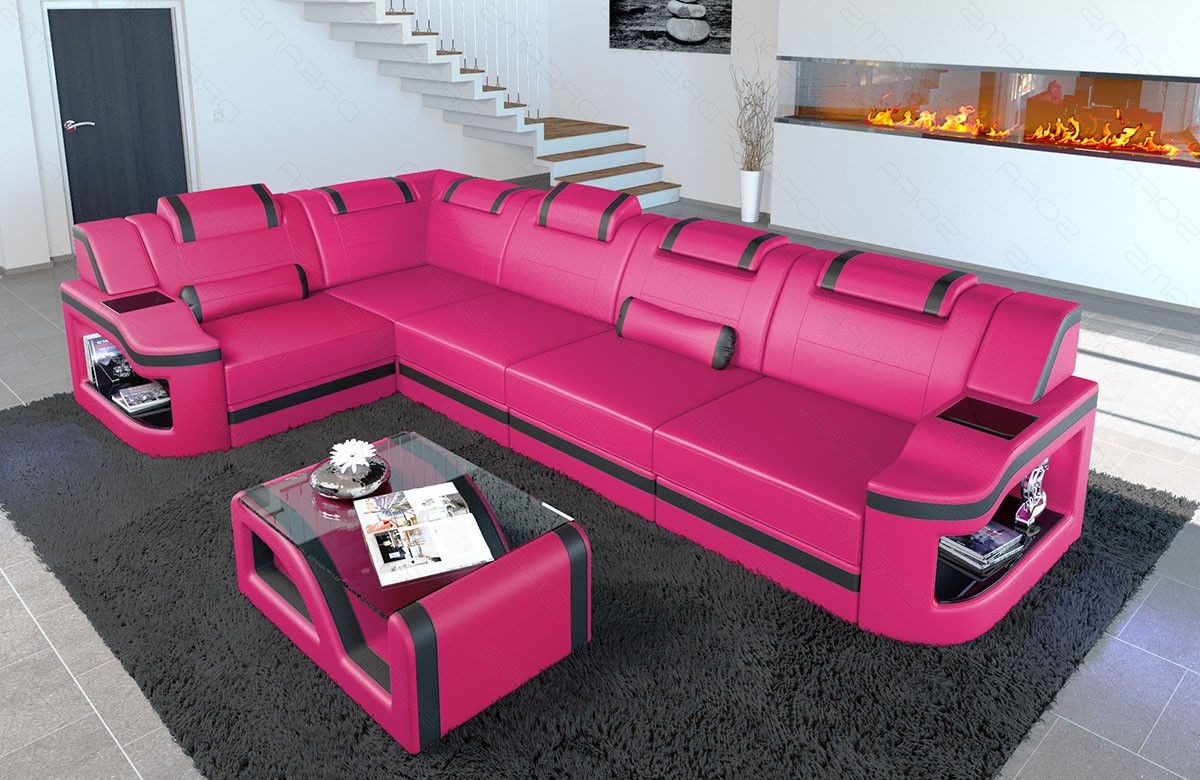 Sofa Dreams Ecksofa Ledersofa Padua L günstig online kaufen
