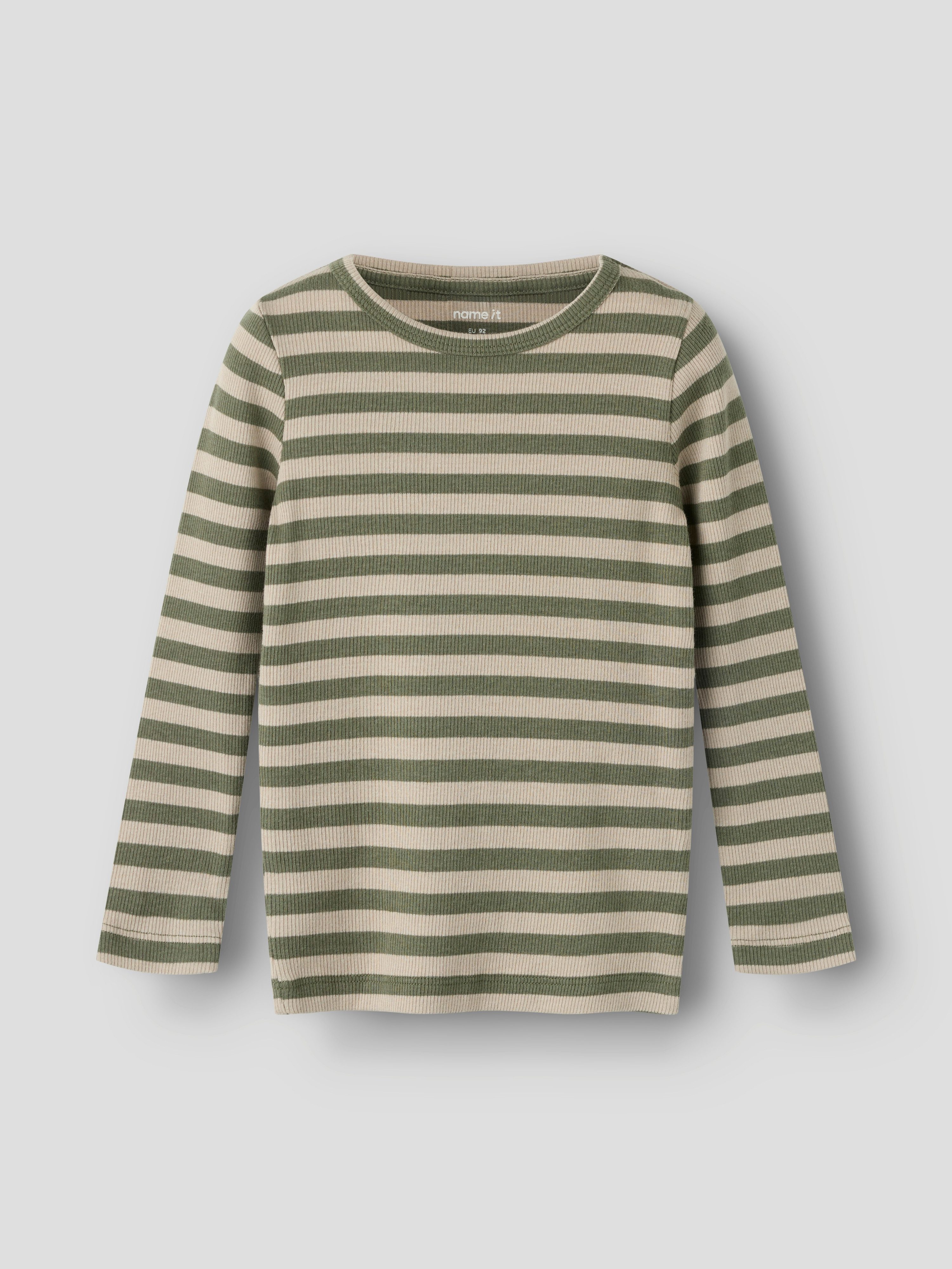 Name It T-Shirt NMNBANIO LS XSL TOP NOOS Baumwollmischung, slim fit