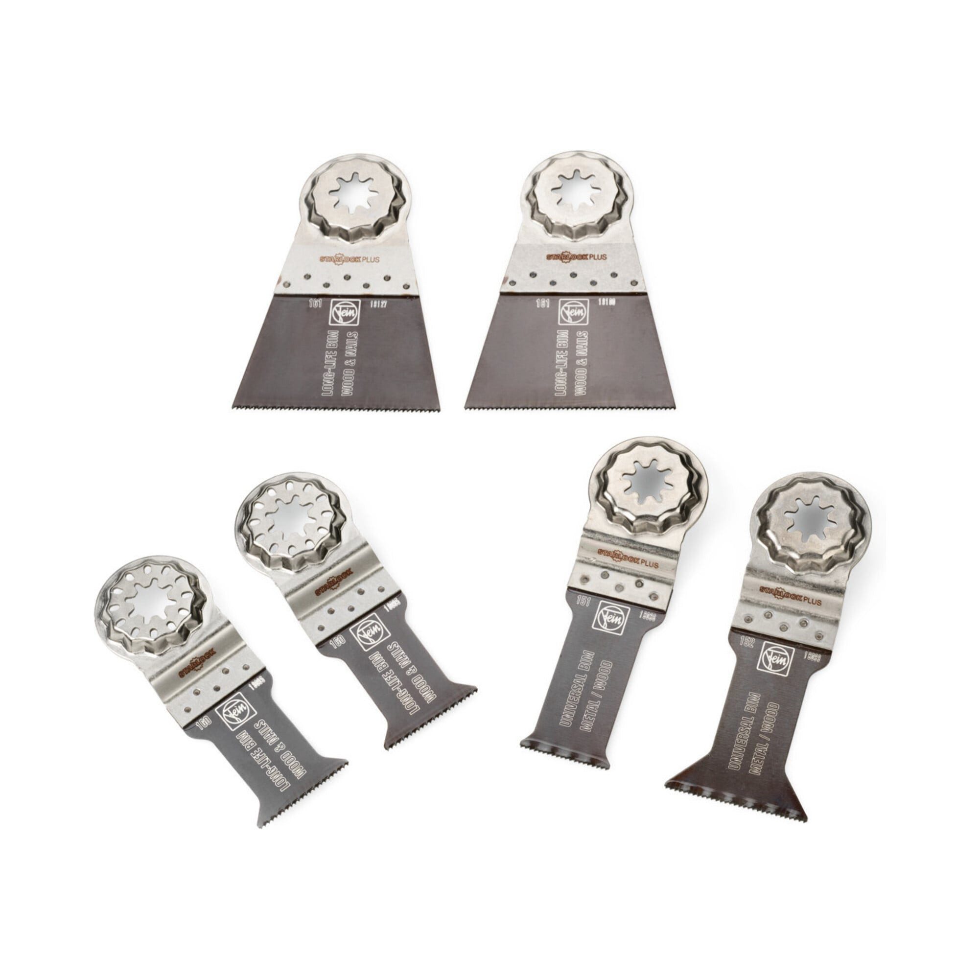 Fein Zubehör-Set Fein Best of E-Cut Starlock Plus WOOD METAL 6-teilig