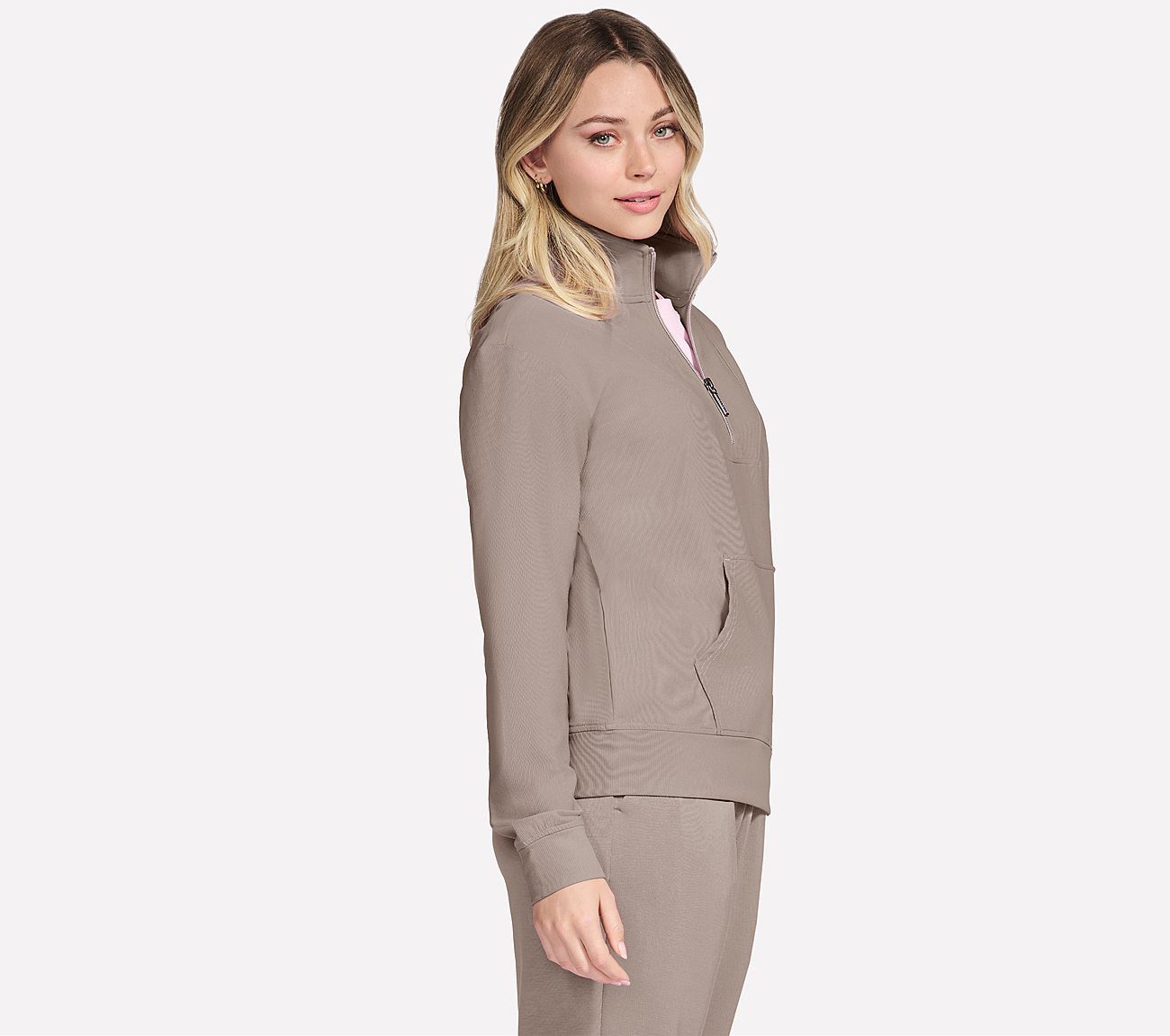 Skechers Rollkragenpullover GOLUXE RIB 1/4 ZIP günstig online kaufen