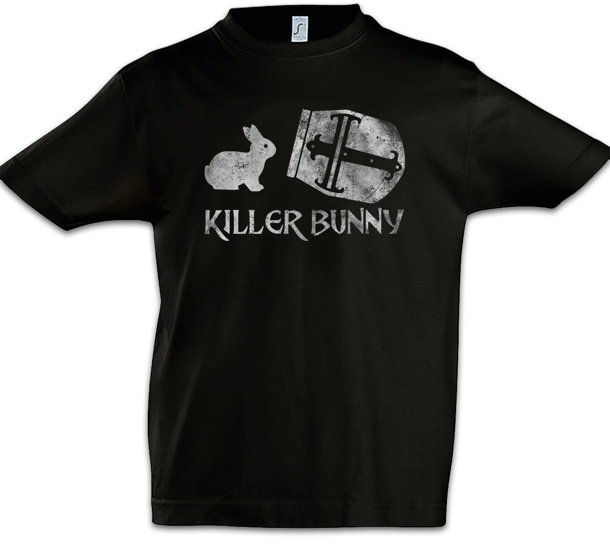 Urban Backwoods Print-Shirt Killer Rabbit II Kinder T-Shirt Monty Knights Python And The Holy (1-tlg) Grail Ni Die Ritter