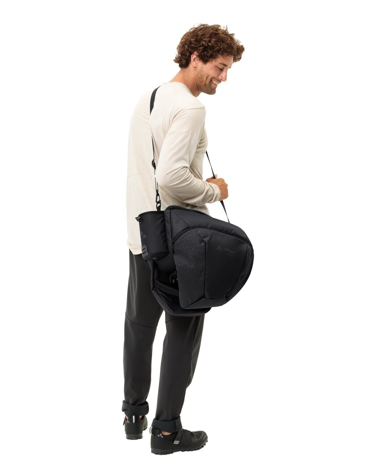 VAUDE Gepäckträgertasche eSilkroad Plus (UniKlip) (1-tlg., 1), wasser- und schmutzabweisend ohne PFC