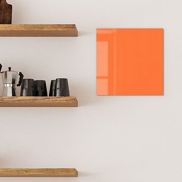 DEQORI Magnettafel 'Unifarben - Orange', Whiteboard Pinnwand beschreibbar