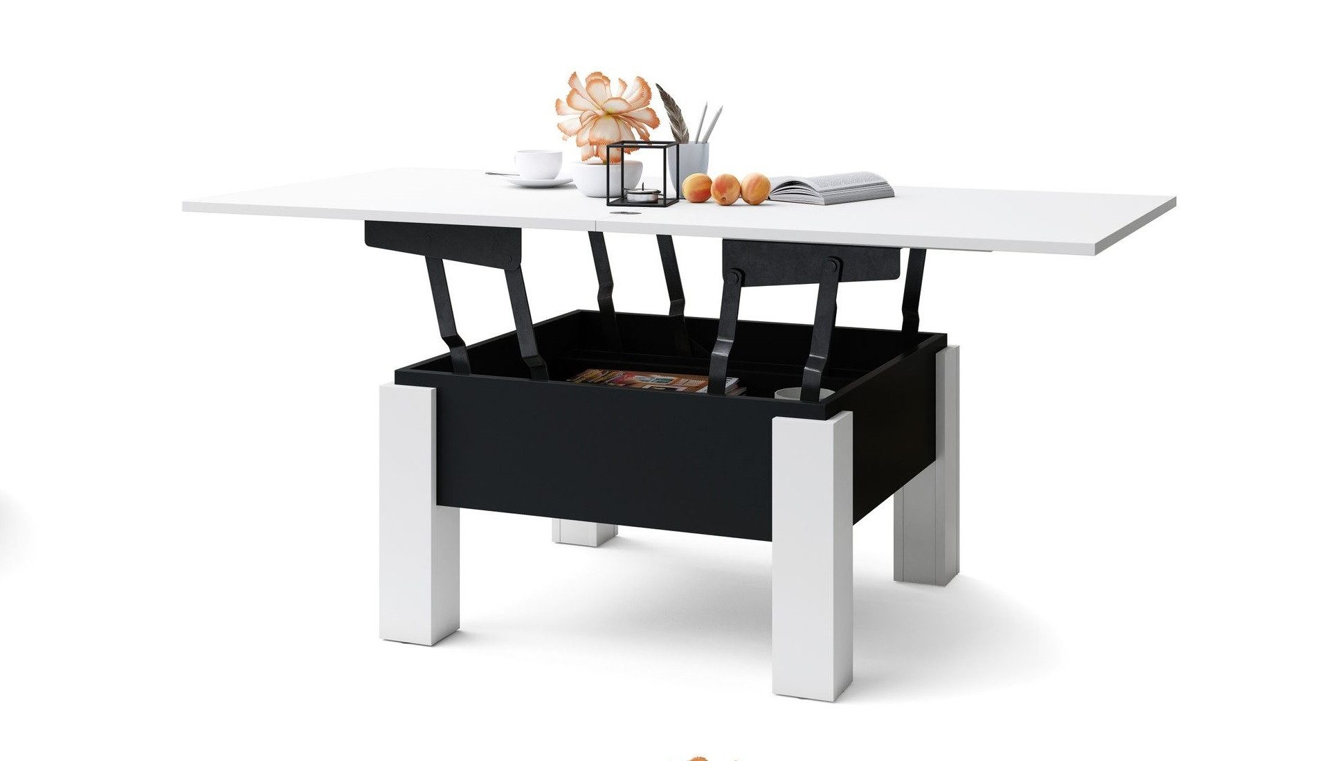 designimpex Couchtisch Design Oslo Tisch höhenverstellbar günstig online kaufen