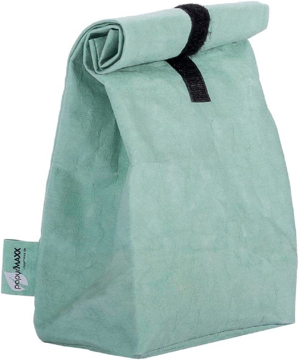 LK Trend & Style Lunchbox Rolltop-Lunchbag mit Klettverschluss, sieht aus wie Leder ist aber keins. mint | Lunchboxen