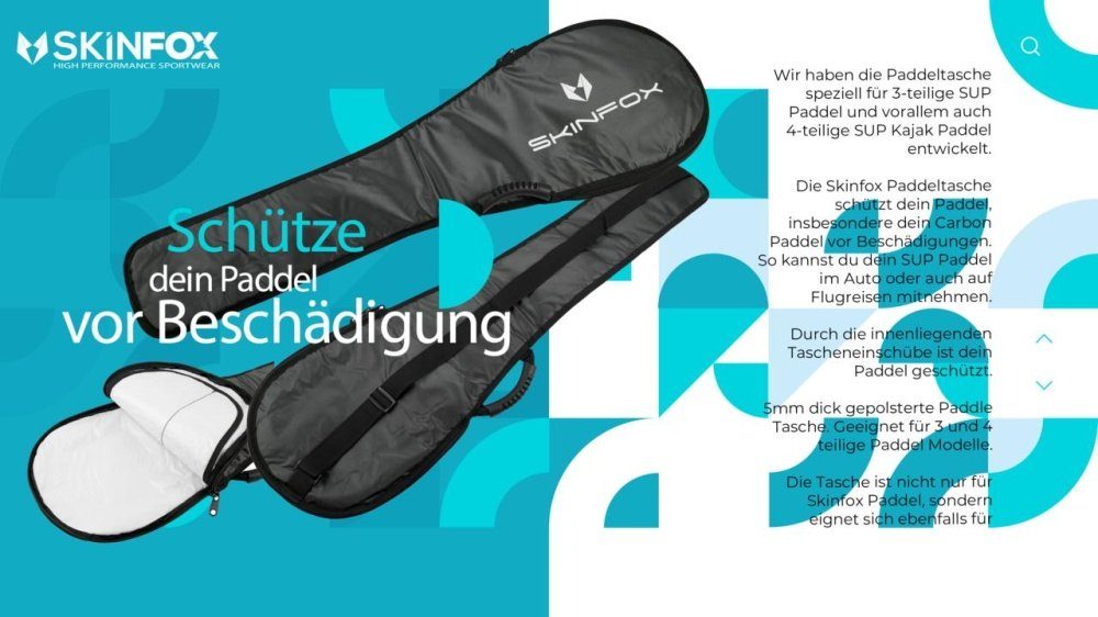 Zweierkajak - SUP Paddeltasche Skinfox Skinfox