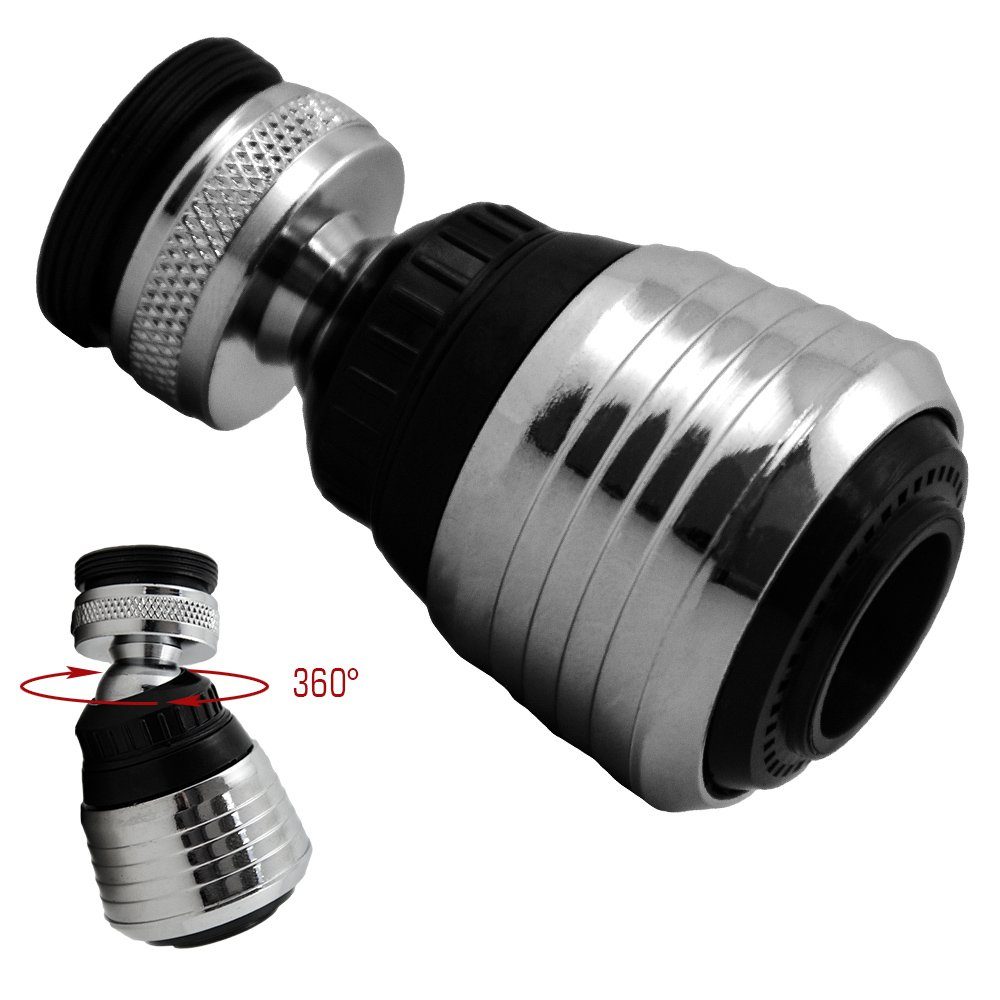 eyepower Waschbeckenbrause Wasserhahn Aufsatz 360° Schwenkbrause günstig online kaufen