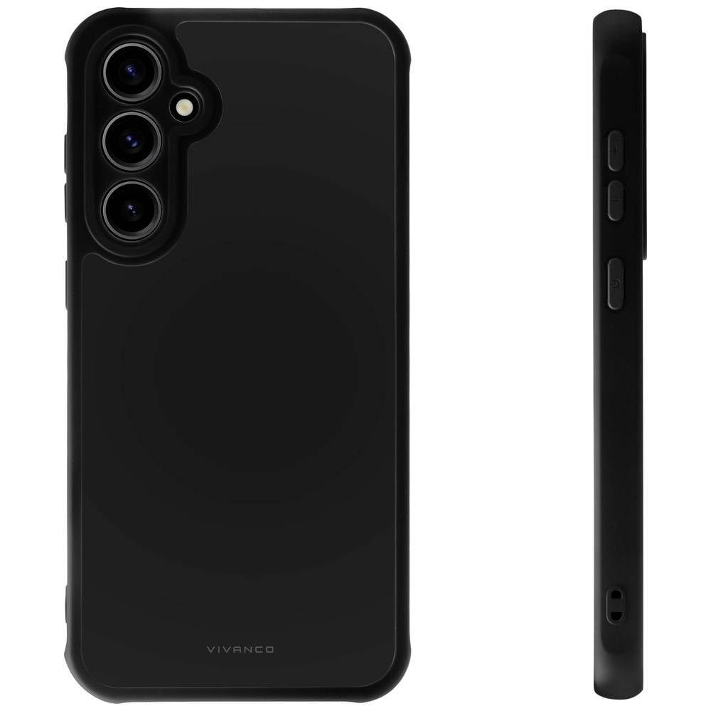Vivanco Handyhülle Frosted Cover, Schutzhülle für Galaxy S23 FE 63968, Induktives Laden