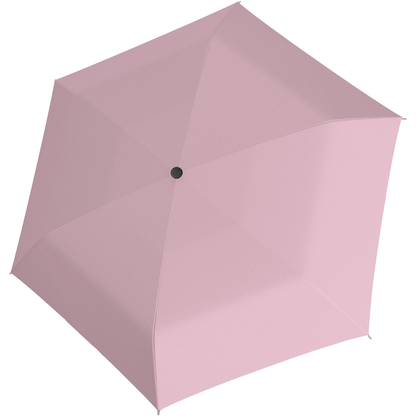 Knirps® Taschenregenschirm U.200 Ultra Light Duomatic - UV coated, mit UV- und Hitzeschutz, schwarz-rosa