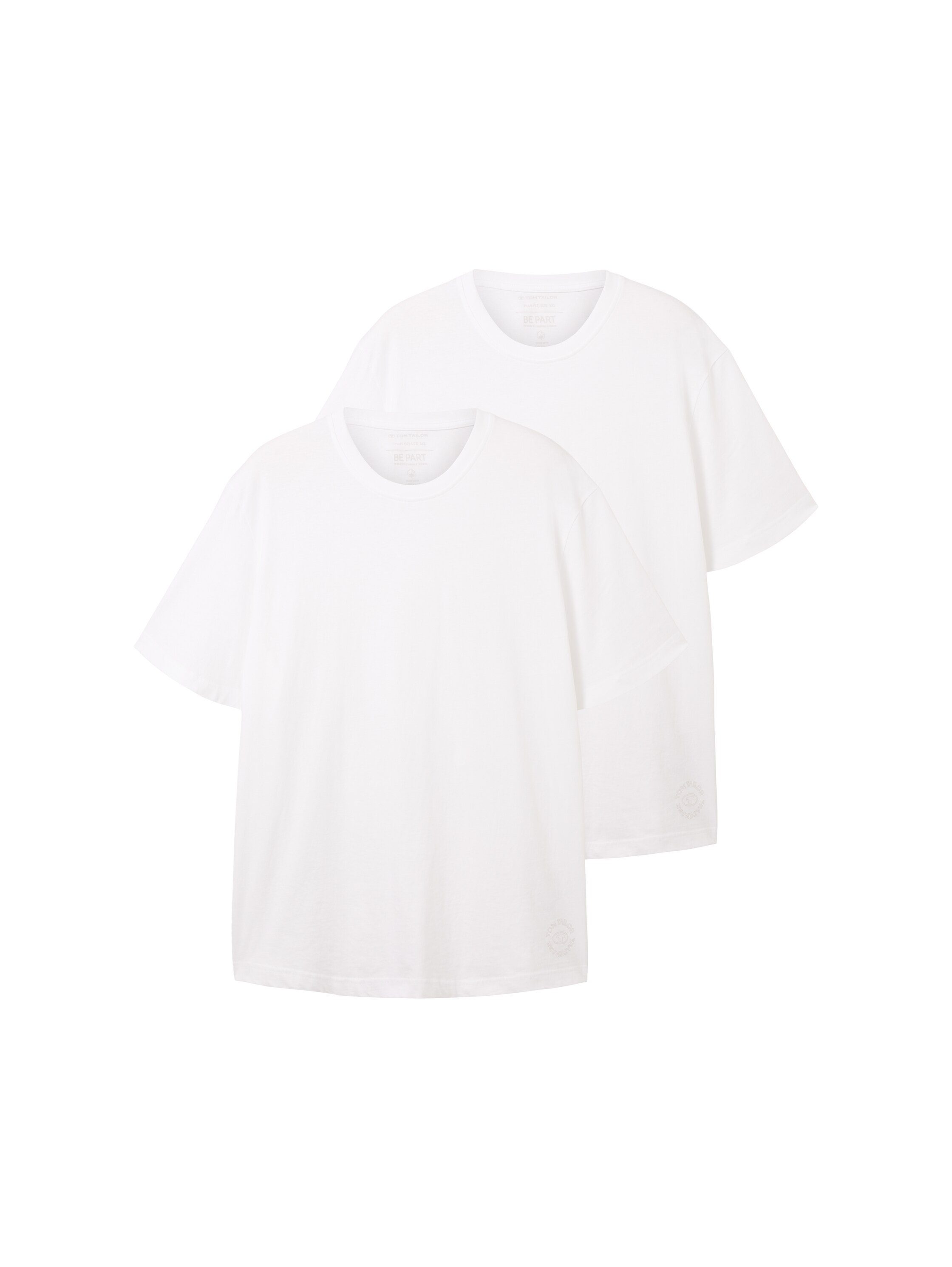 TOM TAILOR PLUS T-Shirt (2-tlg) 2er Pack unifarben günstig online kaufen