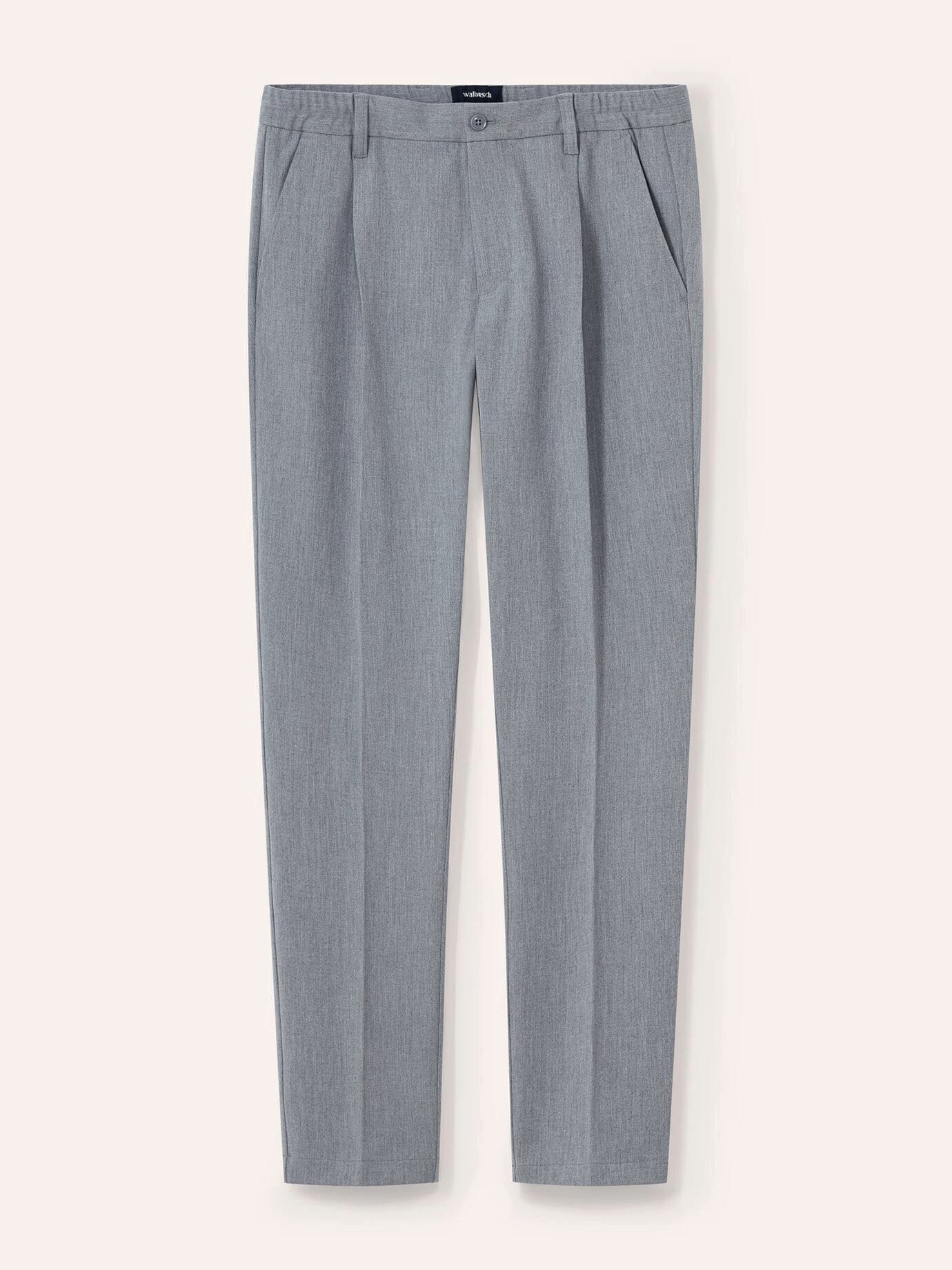 Walbusch Anzughose Herren Anzug Hose mit Bundfalte Modern Fit elastischer Bund, modern, Langgröße – Bild 2 von 4