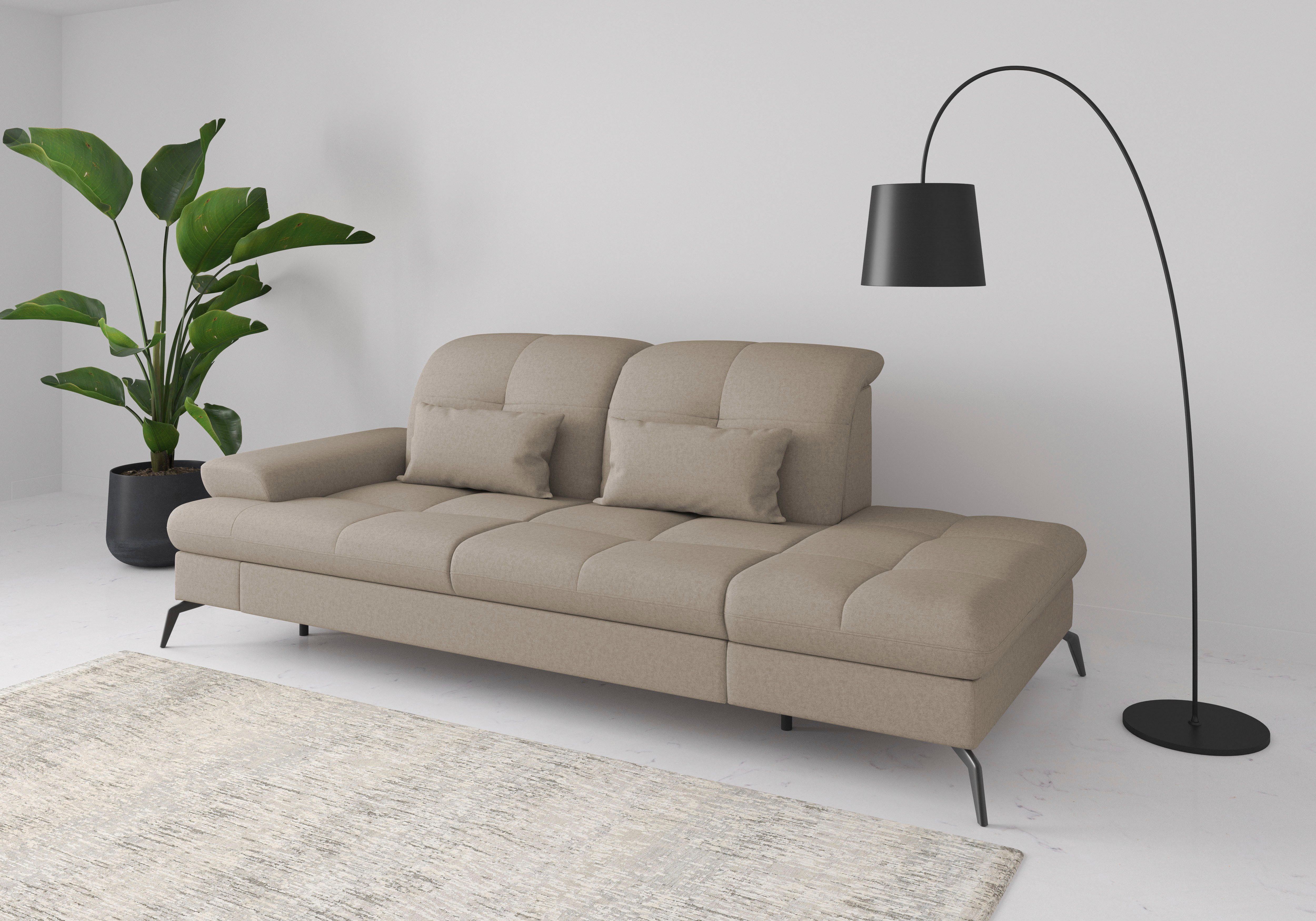 sit&more Recamiere Amica, inkl. Sitztiefenverstellung und Armteilverstellung, wahlweise mit Kopfteilverstellung und Stauraum