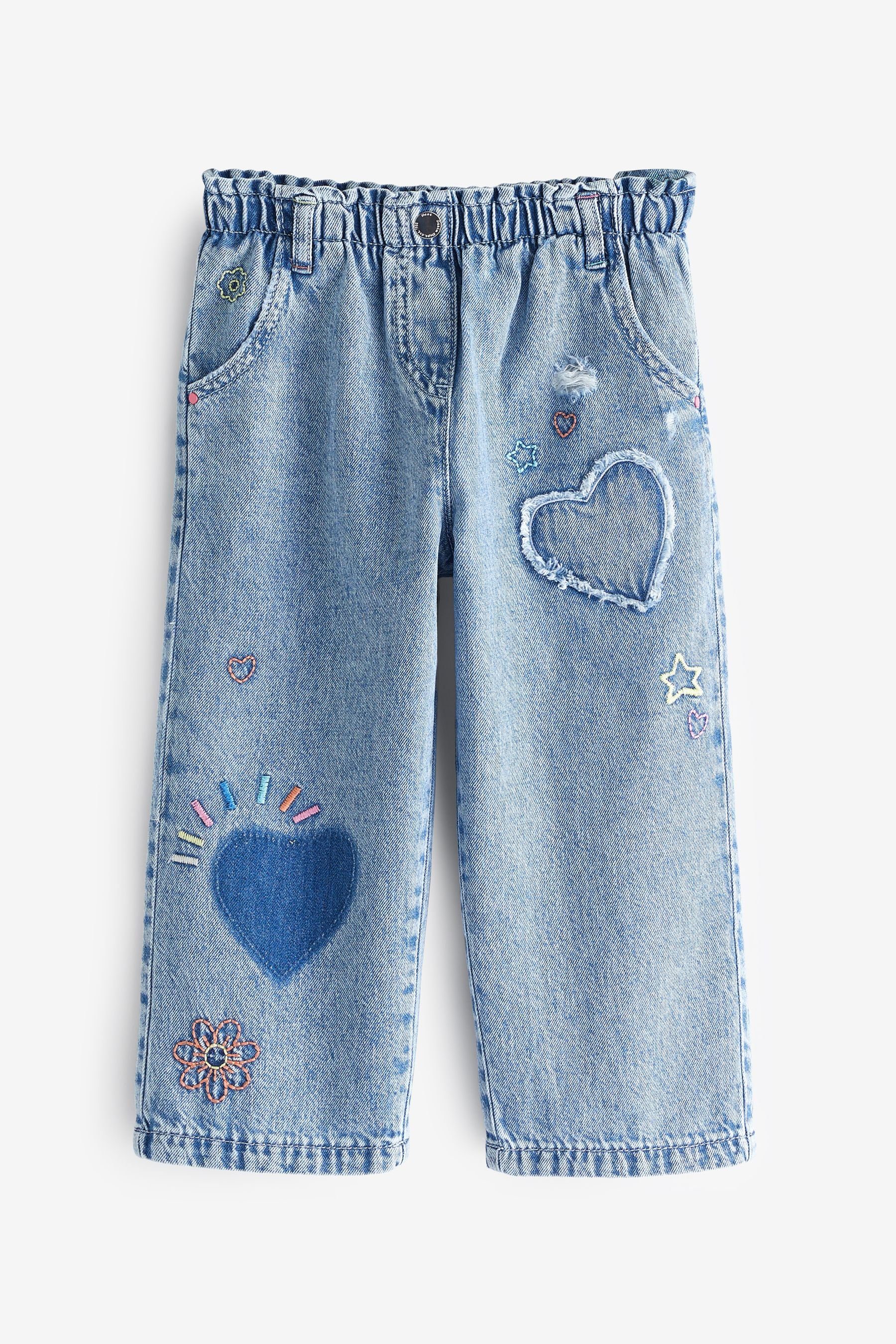 Next Schlupfjeans Jeans mit Herznaufnäher (1-tlg)