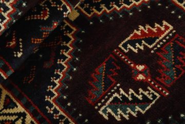 Orientteppich Shiraz 64x148 Handgeknüpfter Orientteppich / Perserteppich Läufer, Nain Trading, rechteckig, Höhe: 10 mm