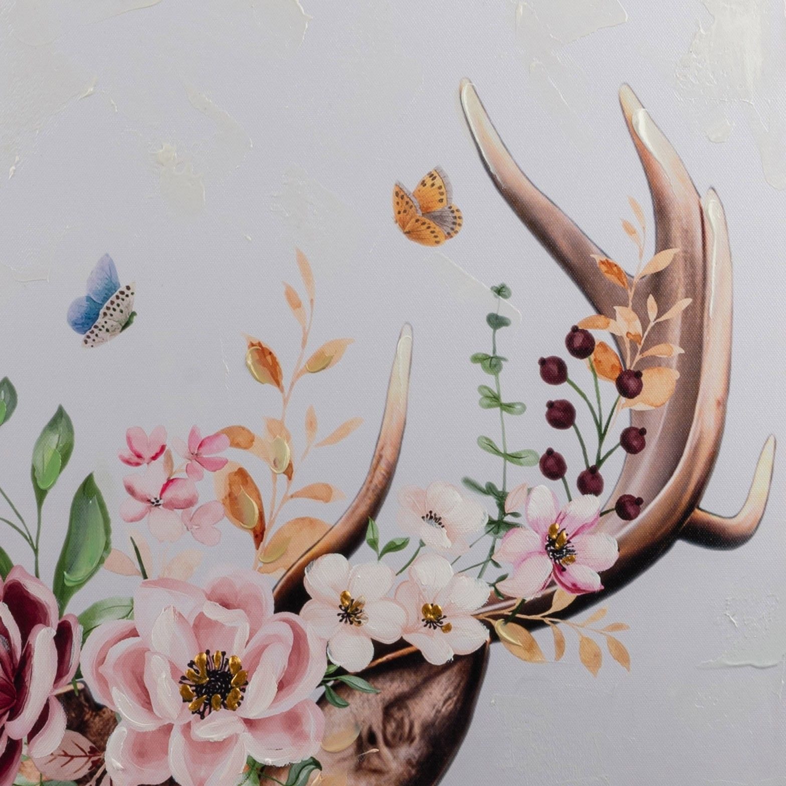 formano Wanddekoobjekt, Farbe: Mehrfarbig, Motiv: Hirsch günstig online kaufen