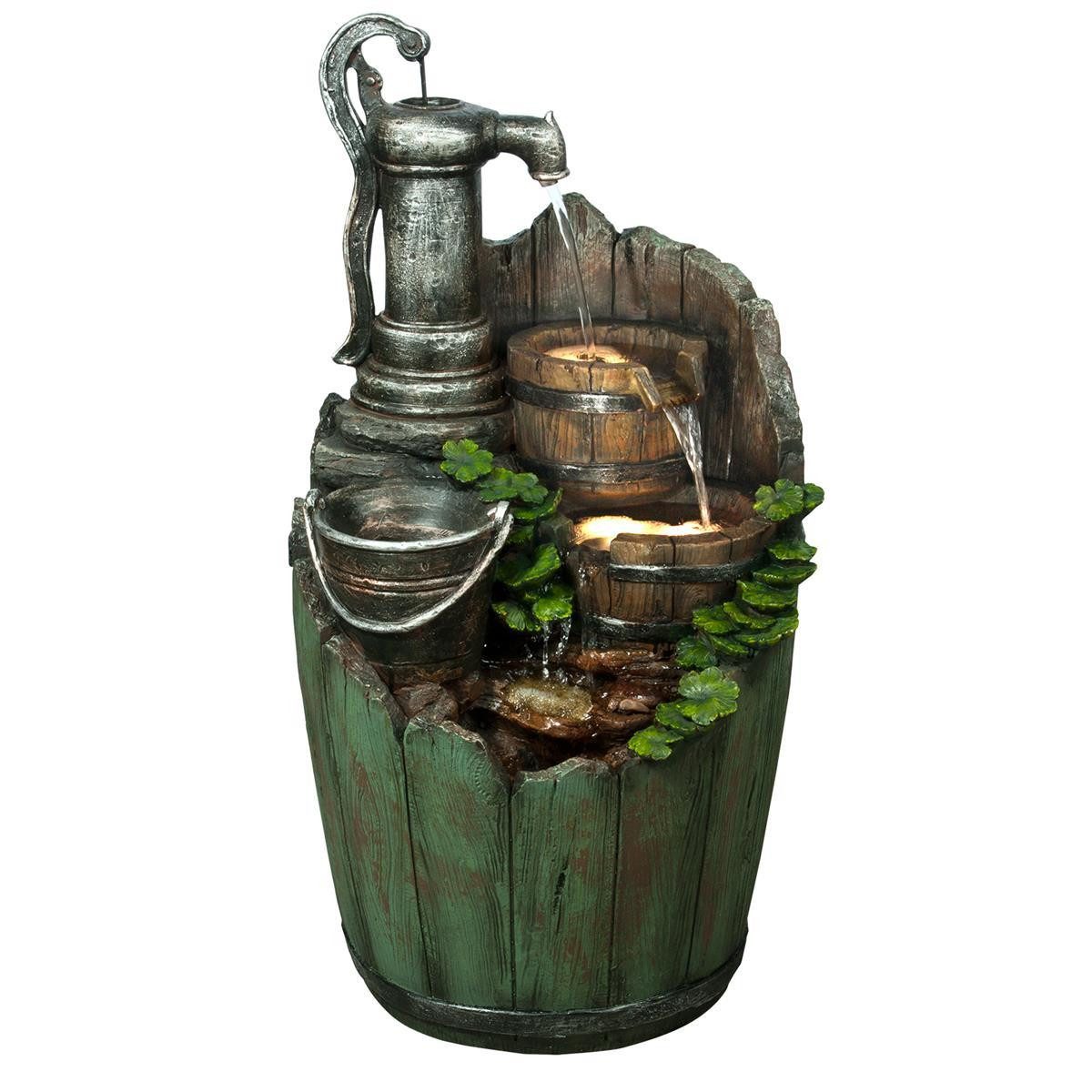 INTERGARDEN Wasserspiel Zimmerbrunnen Innen, Kaskadenbrunnen Außen, günstig online kaufen