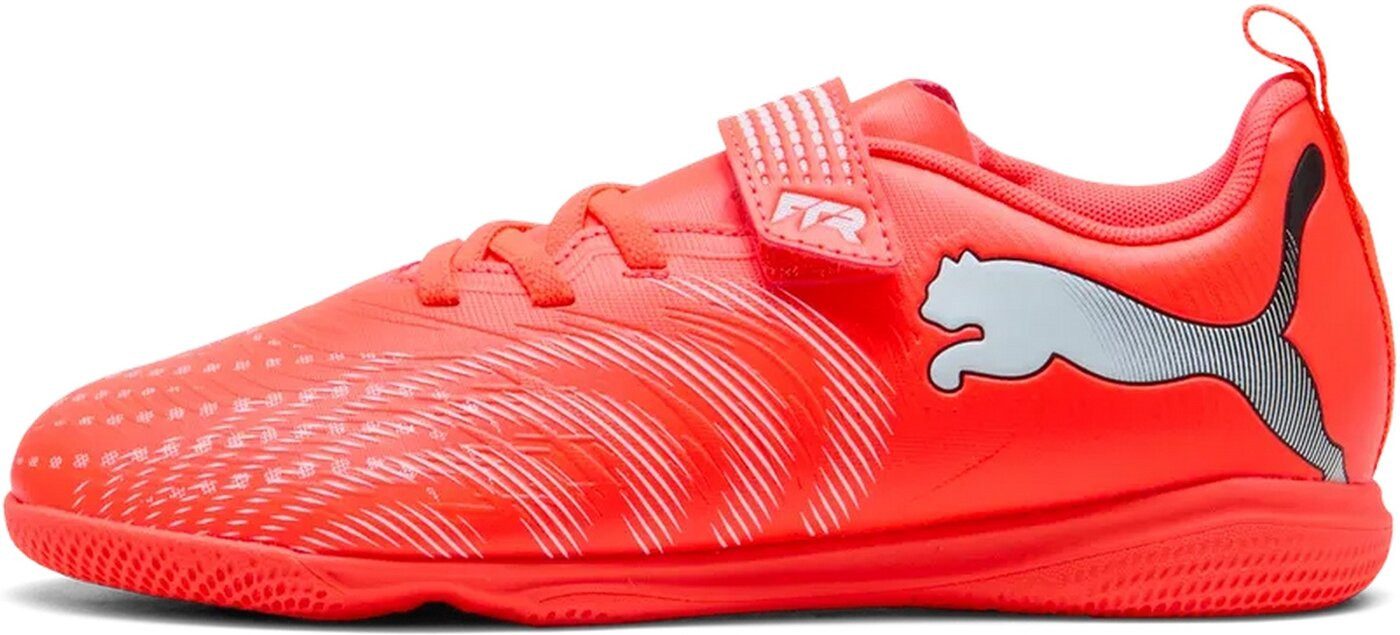 PUMA FUTURE 9 PLAY IT V Jr GLOWING RED-PUMA WHITE-PUMA BLACK Fußballschuh – Bild 3 von 3