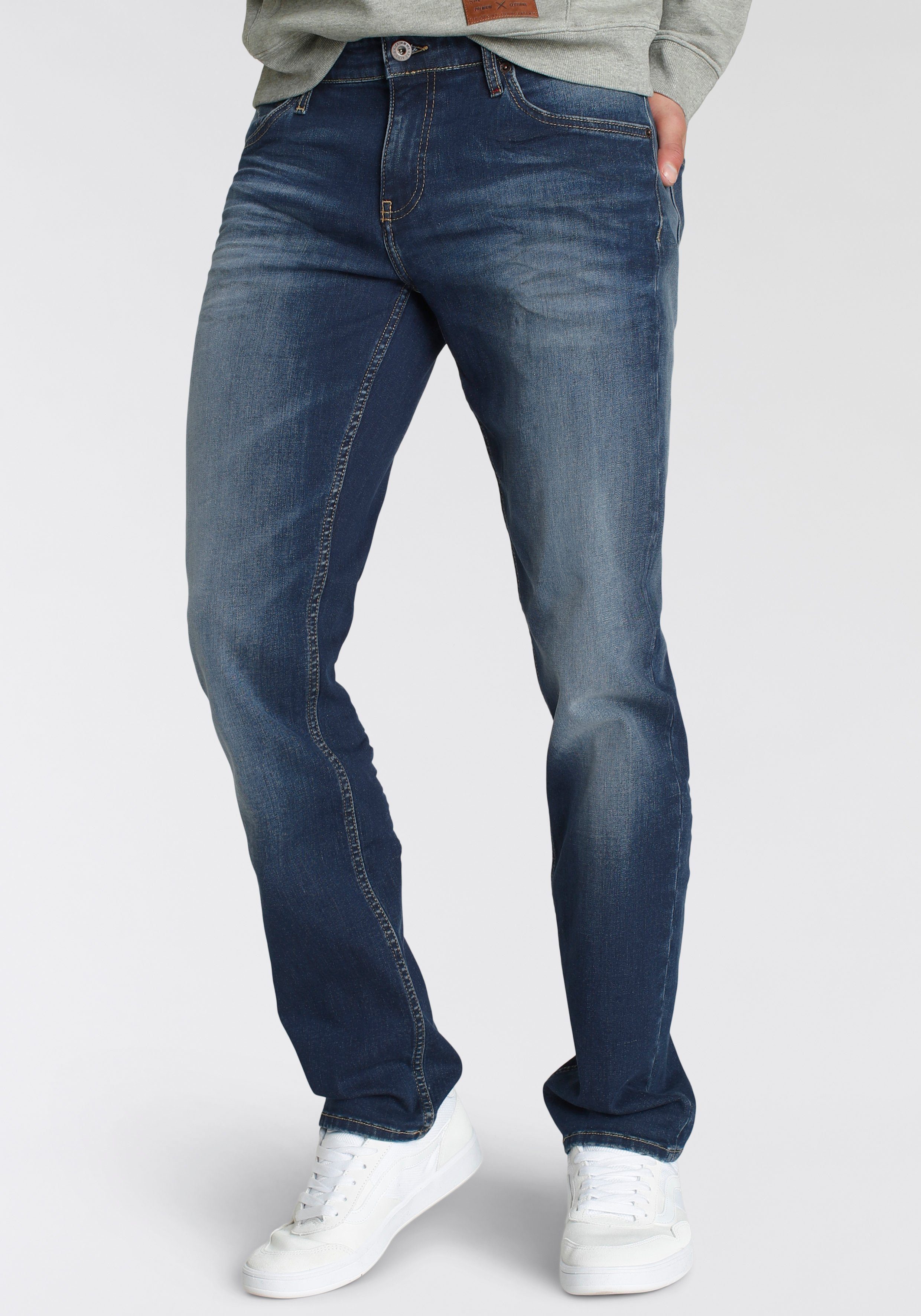 dark blue Straight-Jeans Kickin wassersparende & Ökologische, durch Alife Wash AlanAK Ozon Produktion