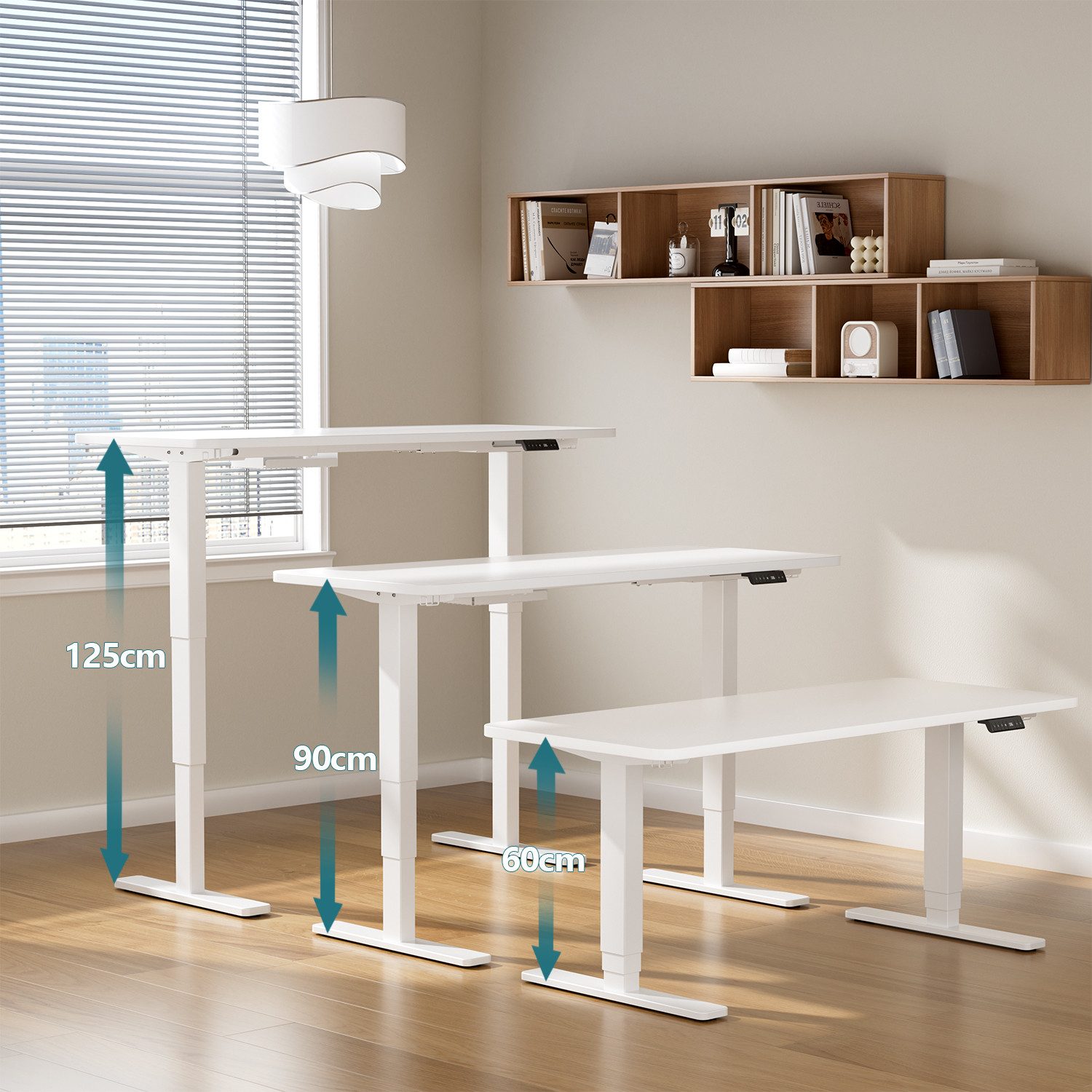 HOMALL Tischgestell Tischgestell Elektrisch Schreibtisch Höhenverstellbares günstig online kaufen