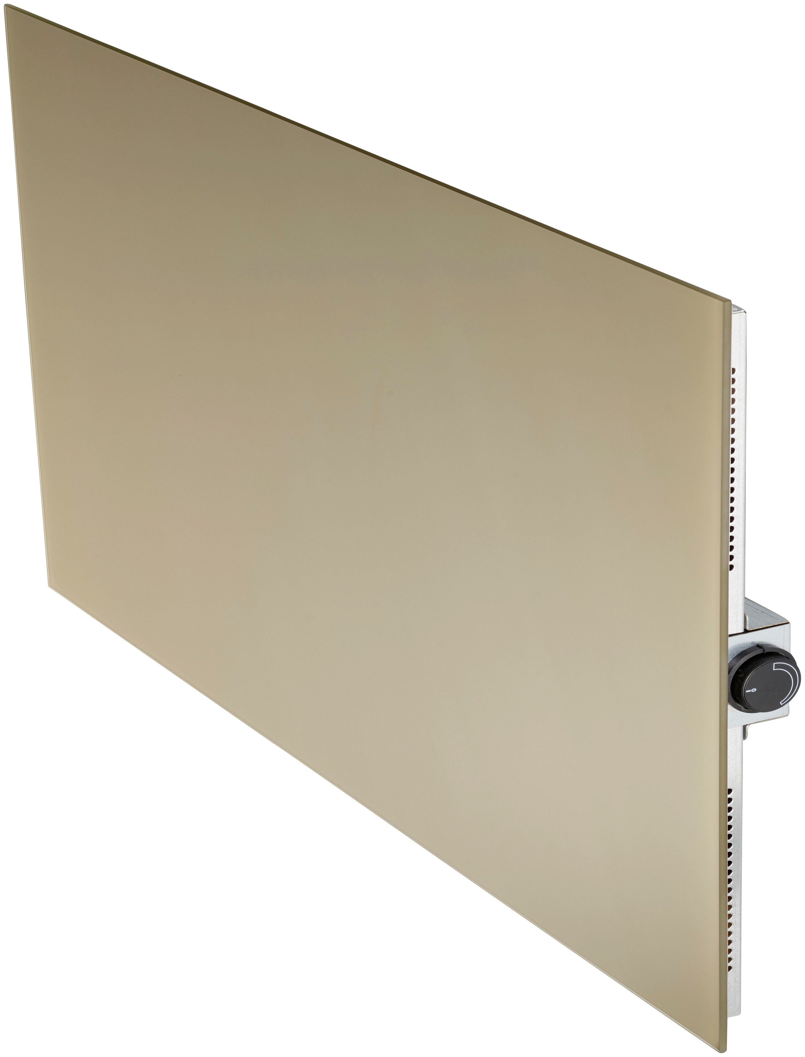 bella jolly Infrarotheizung Glasheizkörper 1200W 60x120cm Dekorfarbe beige