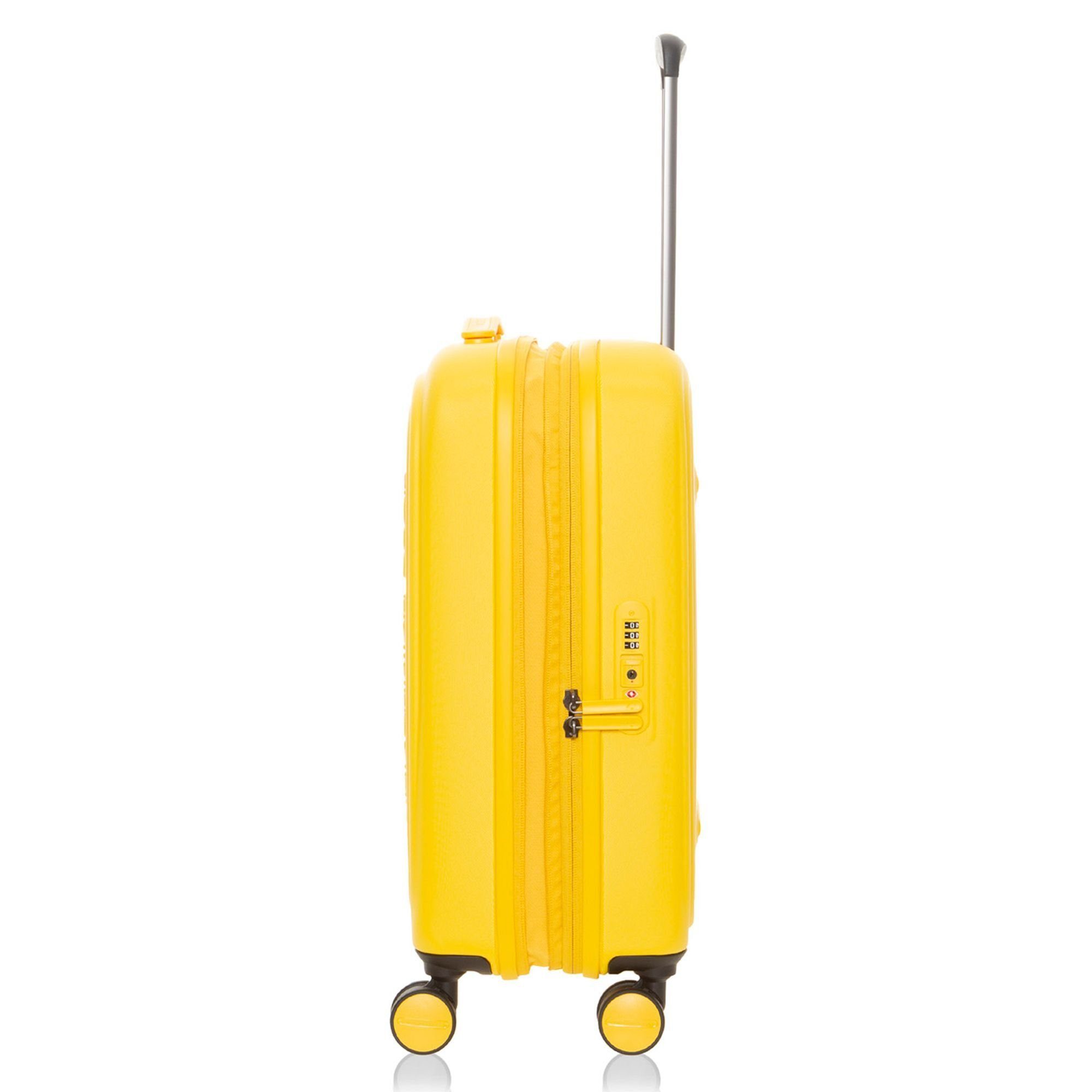 Handgepäck-Trolley Logoduck yellow Polycarbonat Mandarina Rollen, 4 +, Duck duck