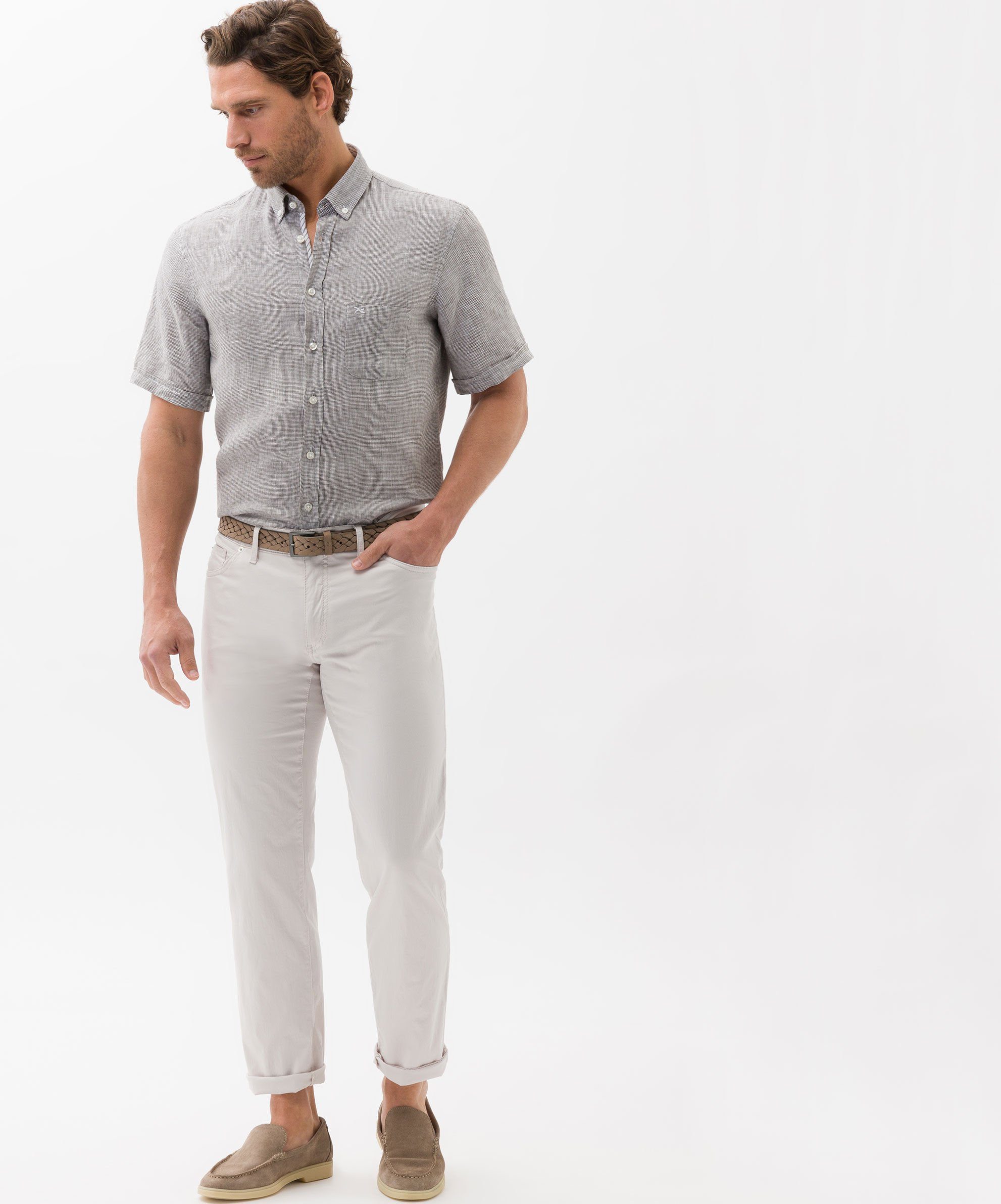 Brax 5-Pocket-Jeans Cadiz Ultralight Flachgewebe Baumwoll-Stretch, superleicht