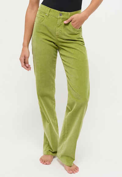 ANGELS Straight-Jeans Jeans Lara in Coloured Cord