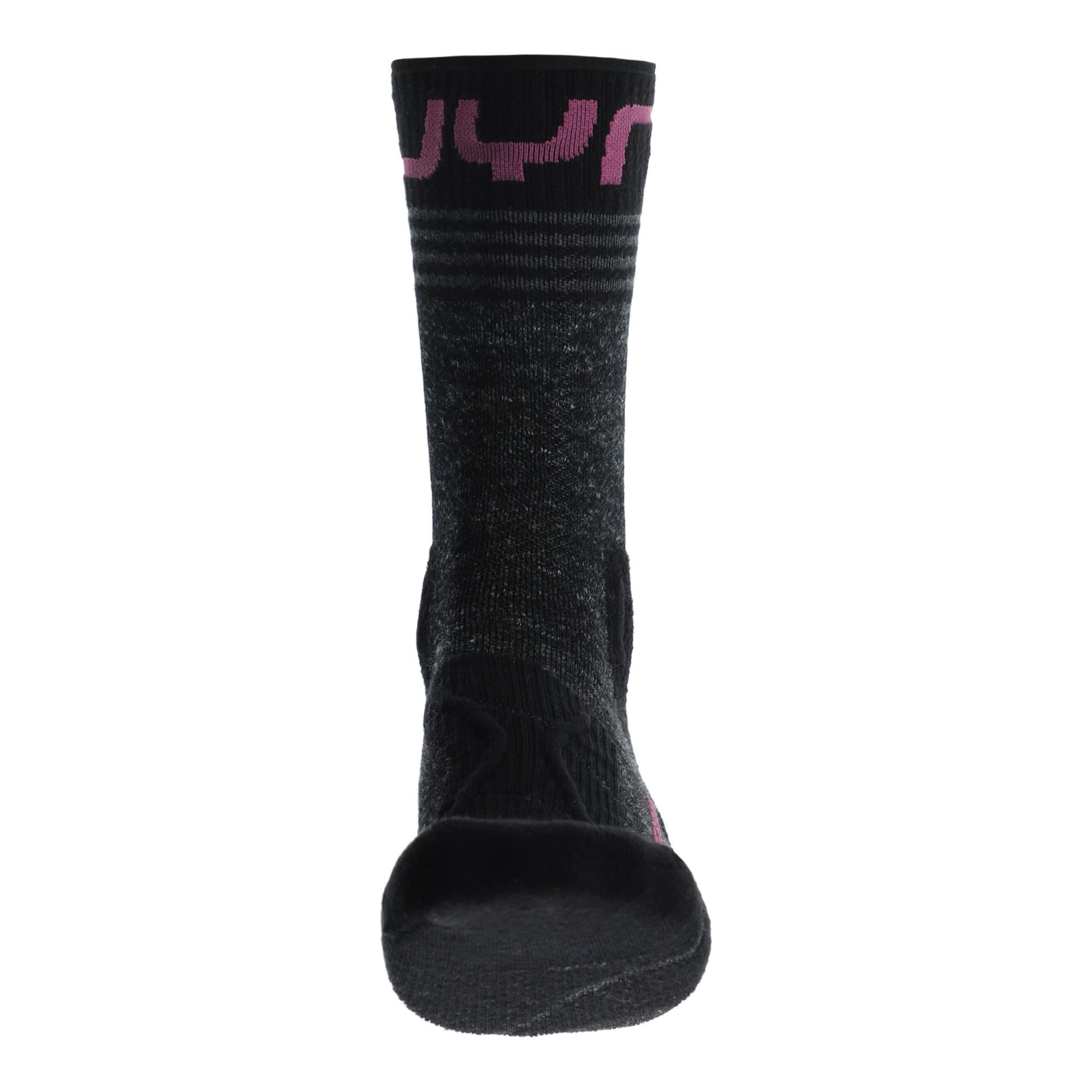 Damen W Trekking Mid Black Uyn Socks Purple One Thermosocken - UYN All Season