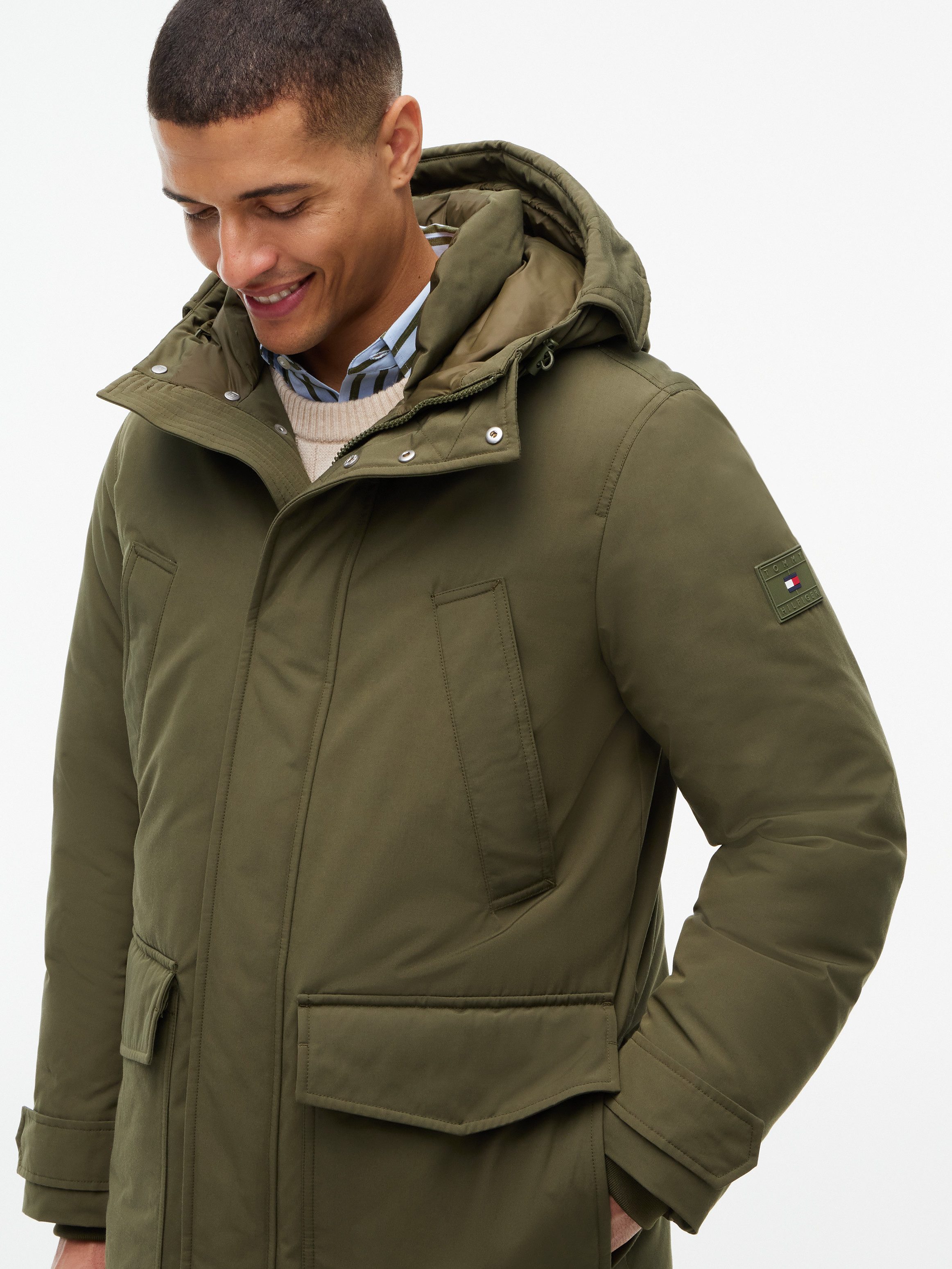 Tommy Hilfiger Parka ROCKIE DOWN PARKA mit Daunenfüllung, regular fit