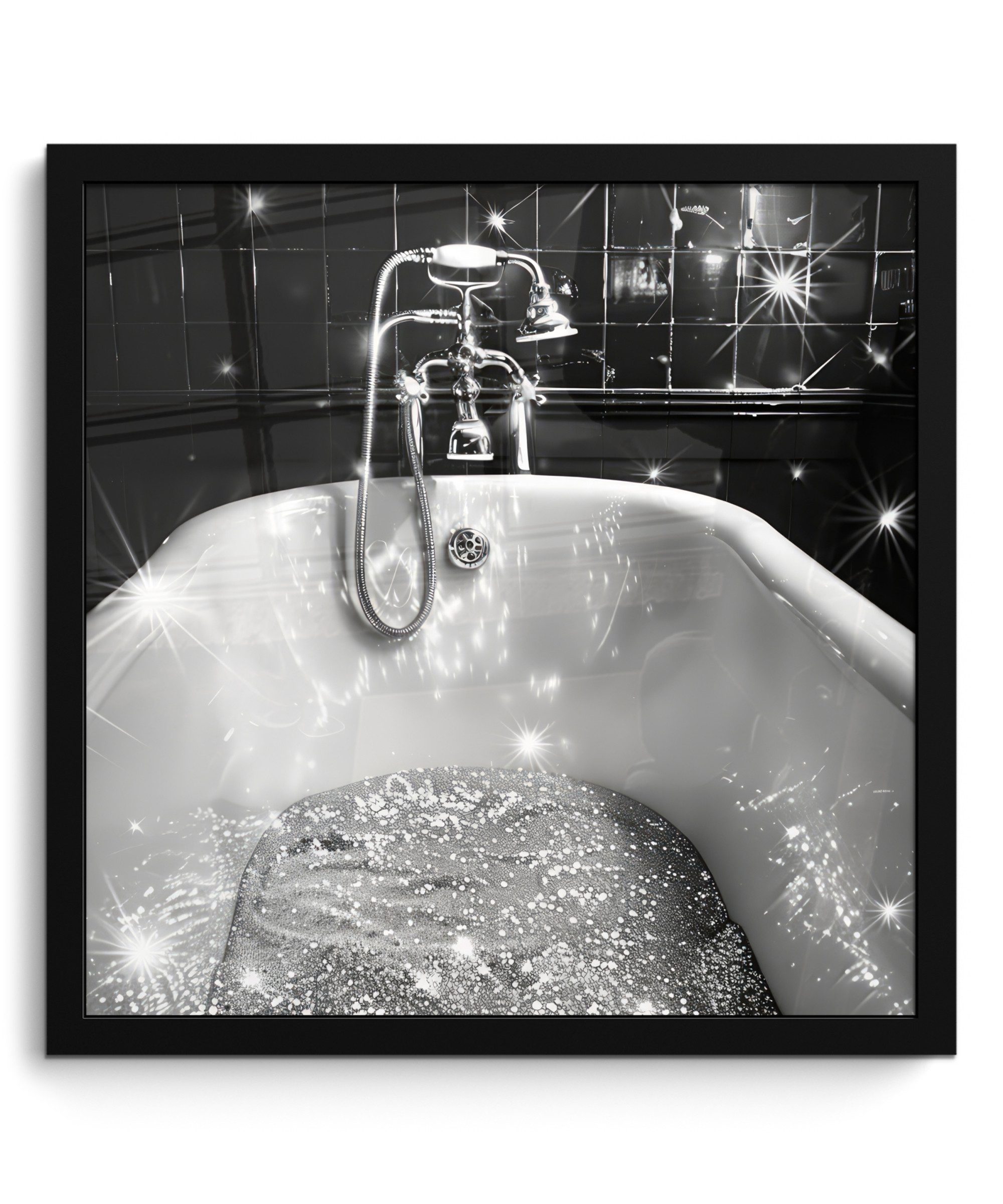 MuchoWow Poster Badewanne - Glitter - günstig online kaufen
