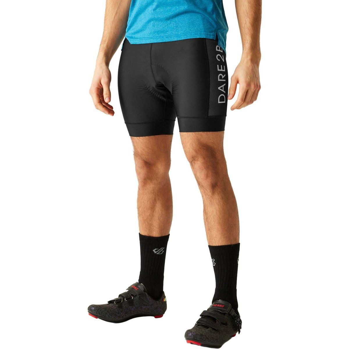 Dare2b Fahrradhose Ecliptic II Short Men Hochwertige Fahrradshorts mit Gel-Polsterung, schnelltrocknend und