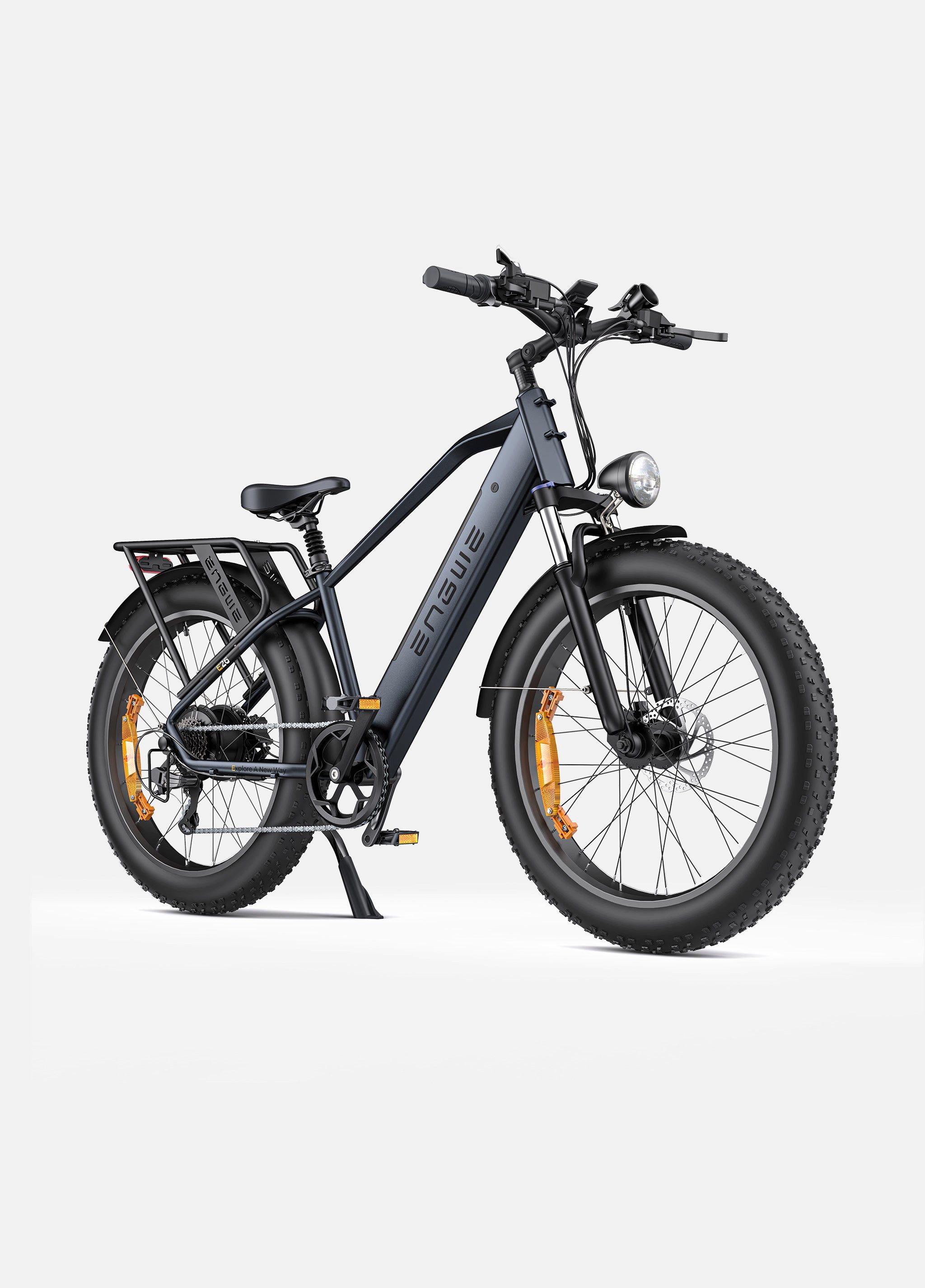 ENGWE E-Bike Trekkingrad E26 Elektrofahrrad, 7 Gang Shimano, Kettenschaltung, Heckmotor, 768 Wh, 768-Wh-Akku und hydraulische Scheibenbremsen