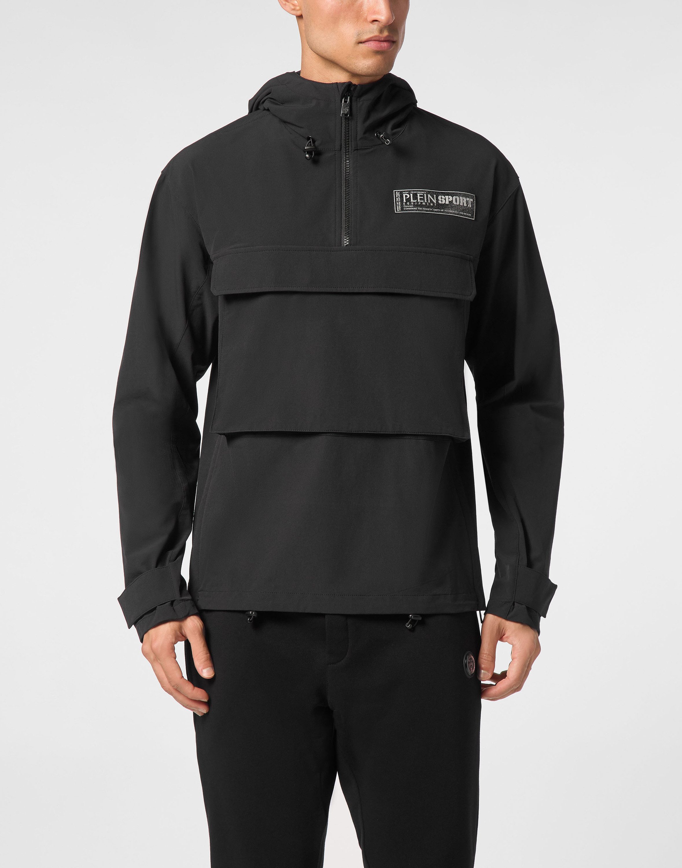 PLEIN SPORT Kapuzensweatjacke Sweatjacke mit Kapuze