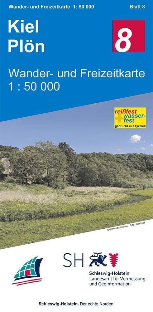 Reiseführer Kiel - Plön 1:50 000 Wander- und Freizeitkarte diverse