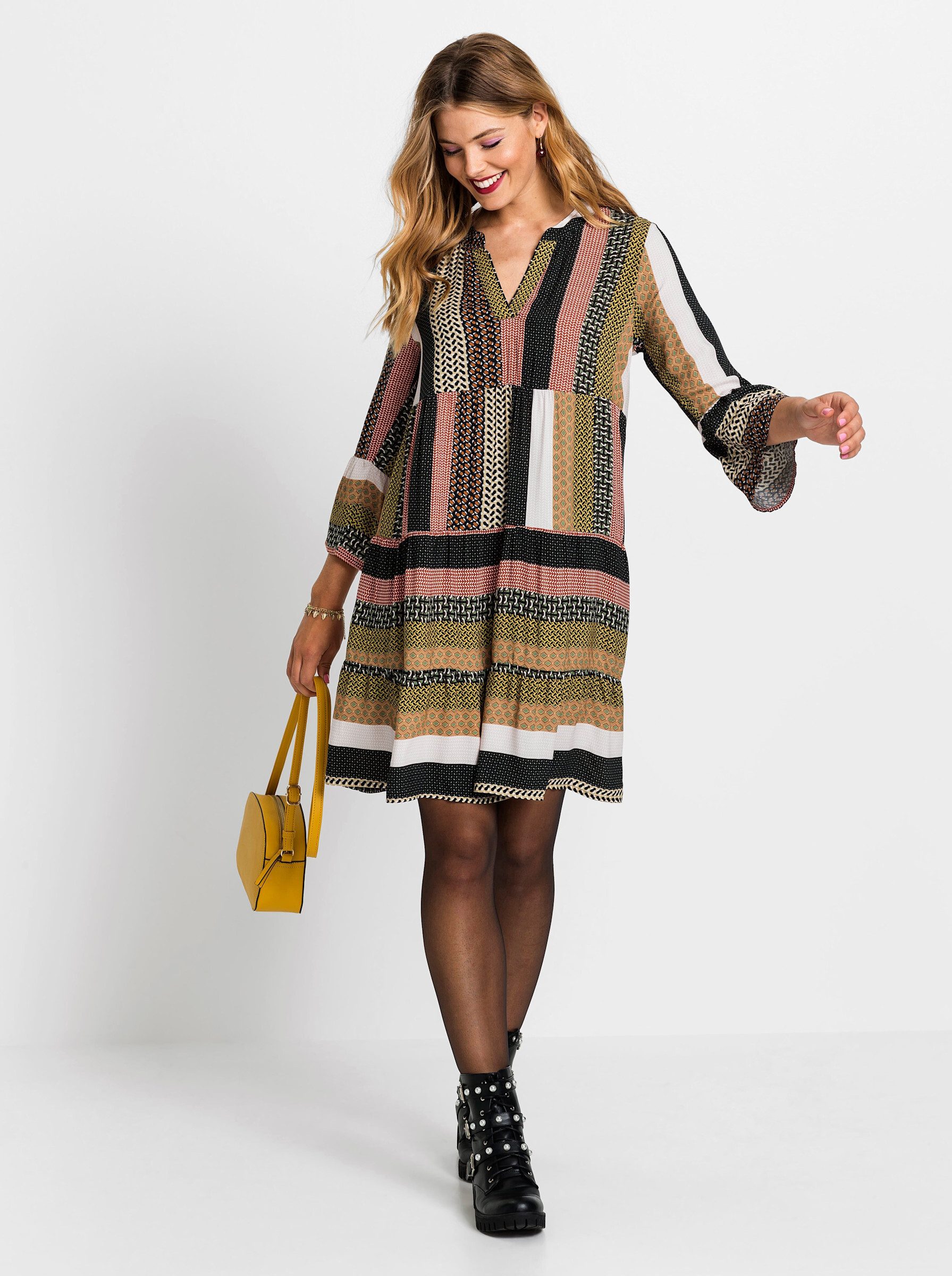 Witt Etuikleid Webkleid 3/4-Arm